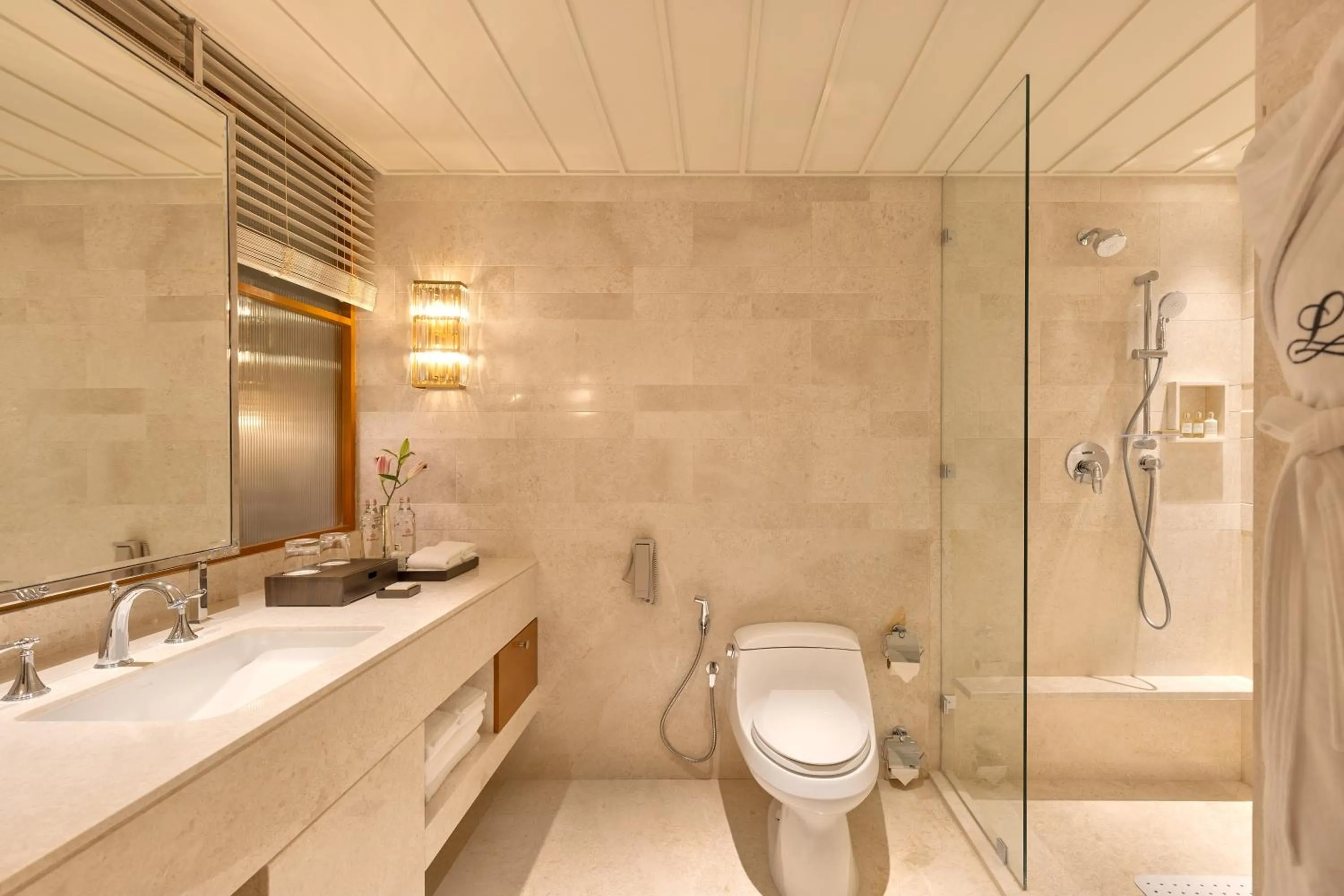 Bathroom in The Leela Hyderabad Banjara Hills