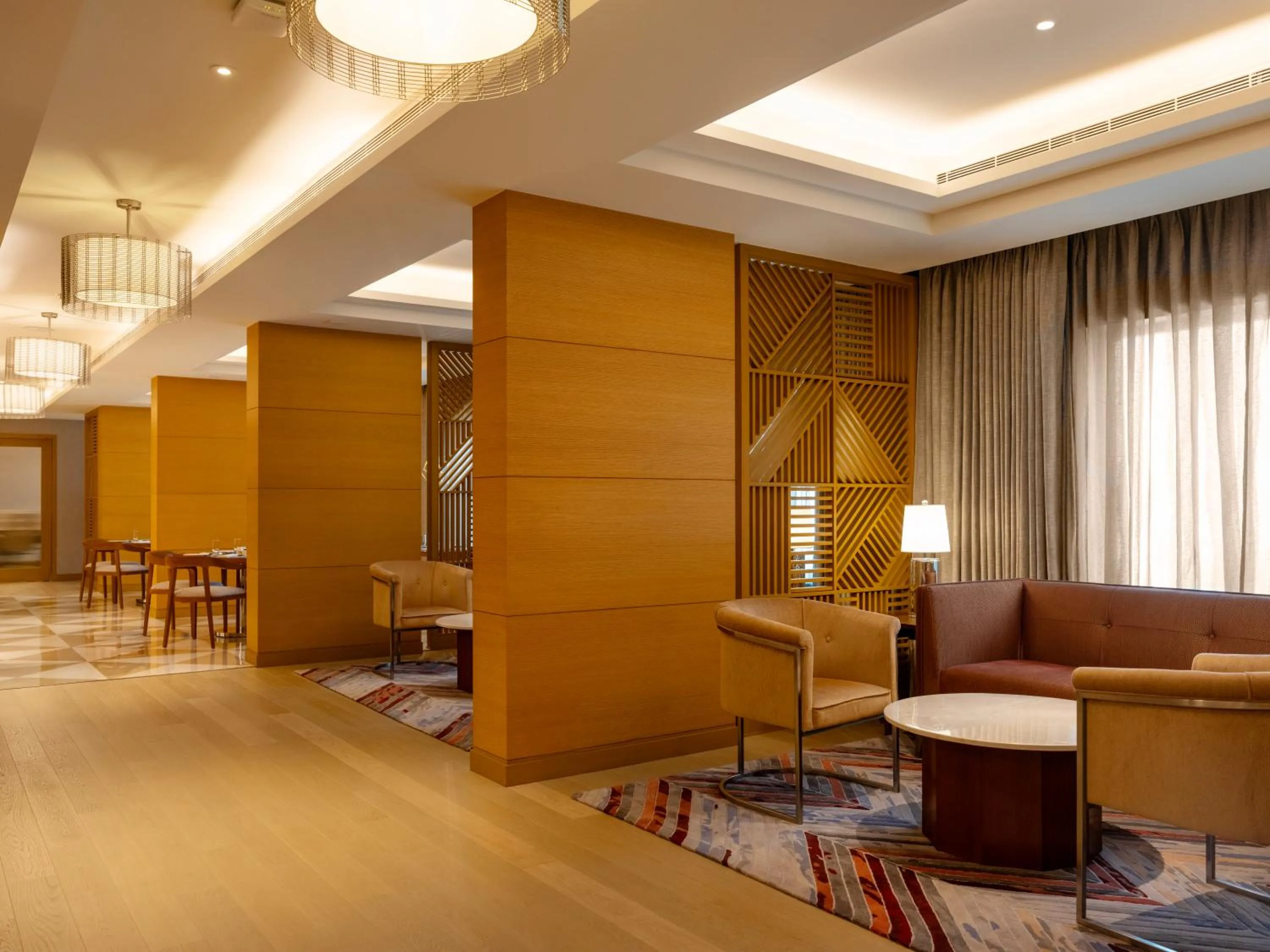 Lounge or bar in The Leela Hyderabad Banjara Hills