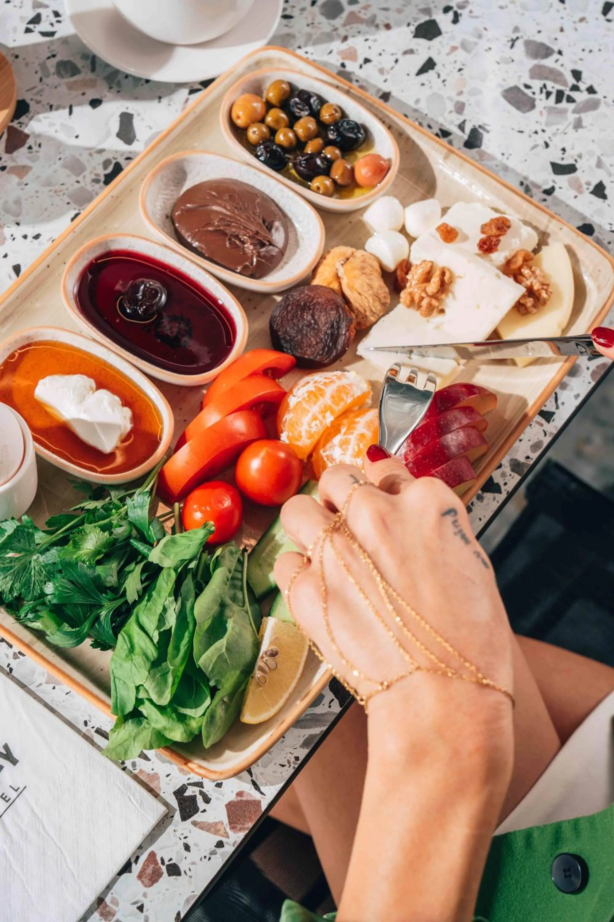 Food in Lucky Monkey Midi Hotel