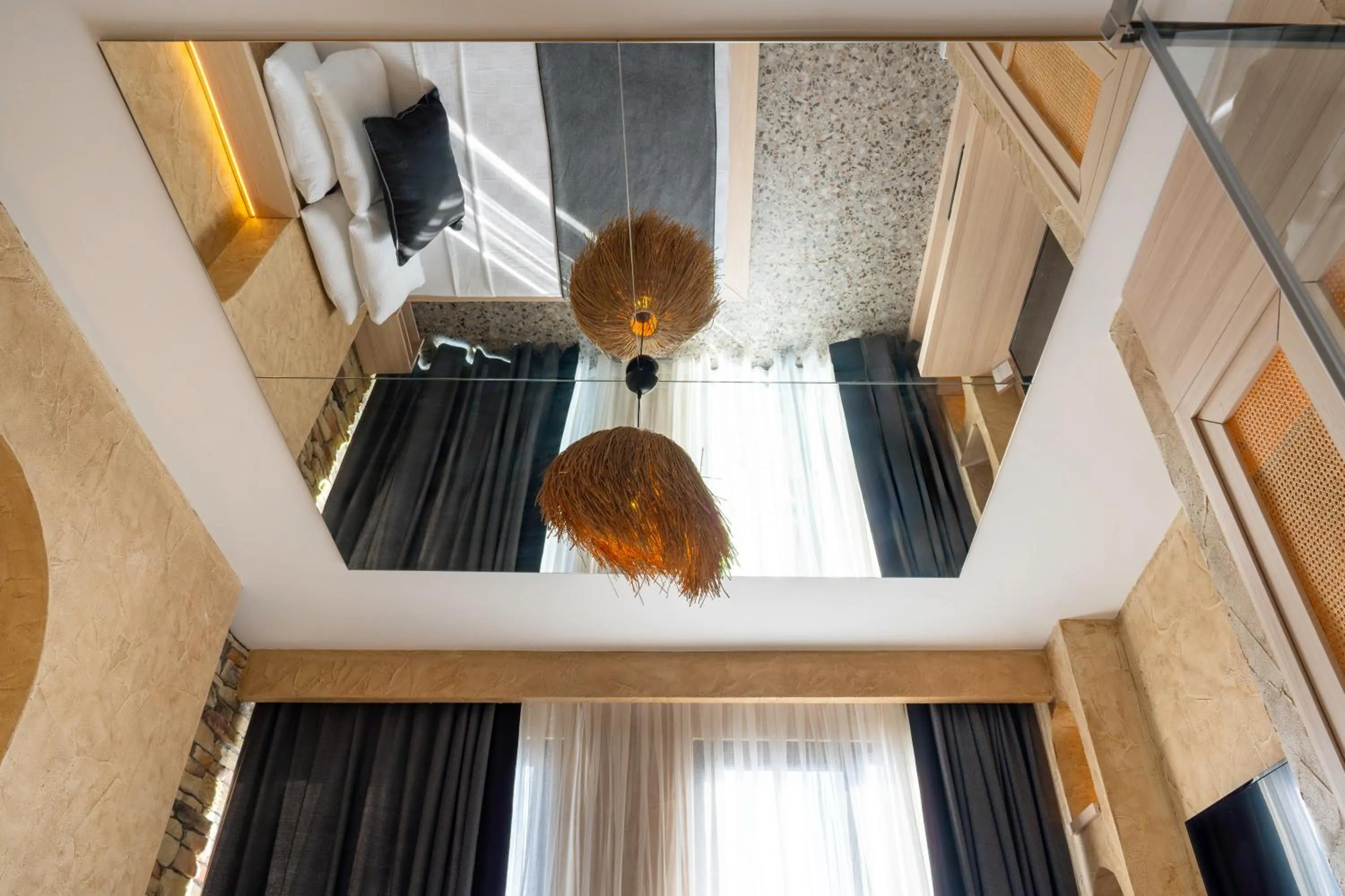 Bedroom in Lucky Monkey Midi Hotel