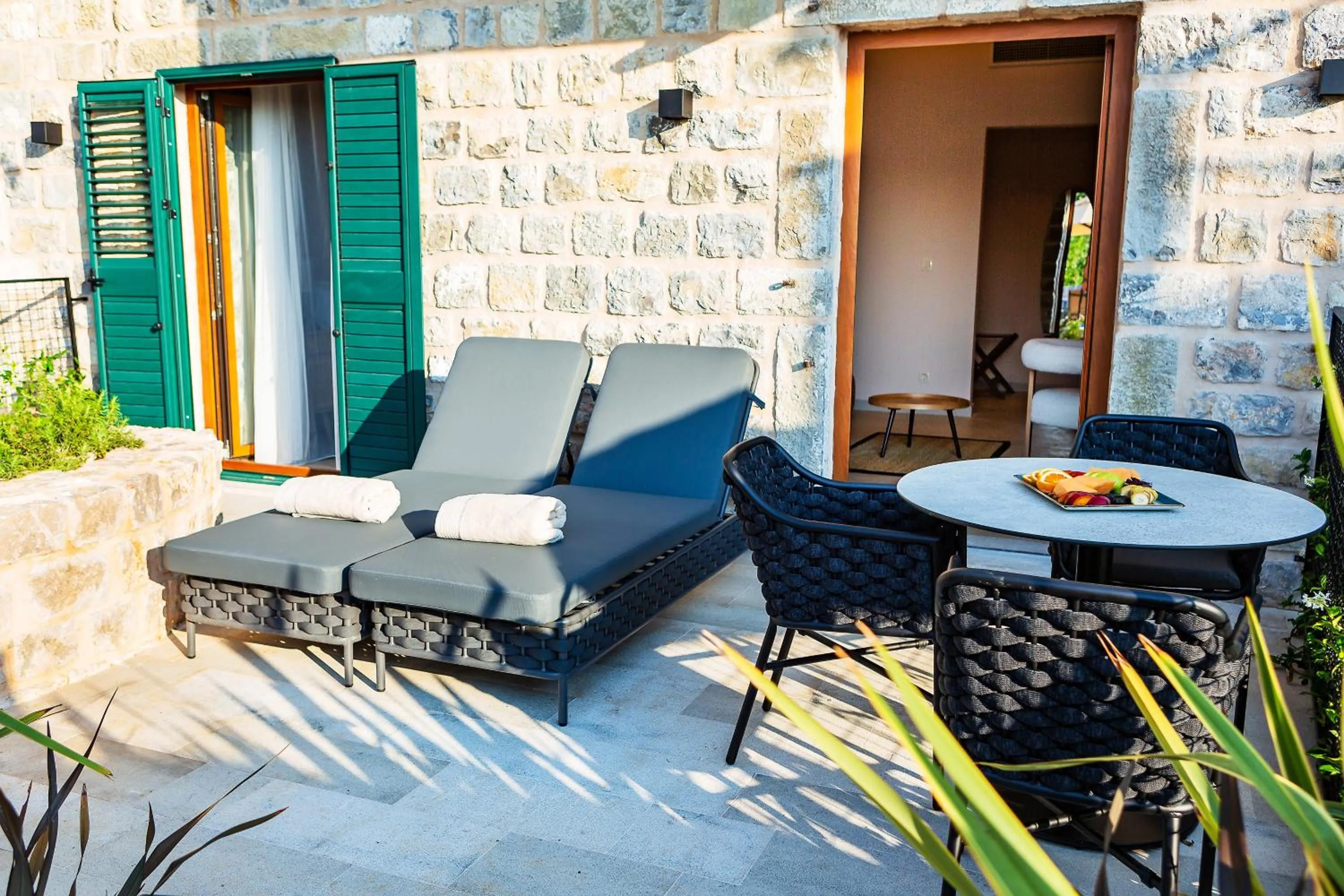 Balcony/Terrace in Boutique hotel Ruzmarin SPA & Garden by Aycon