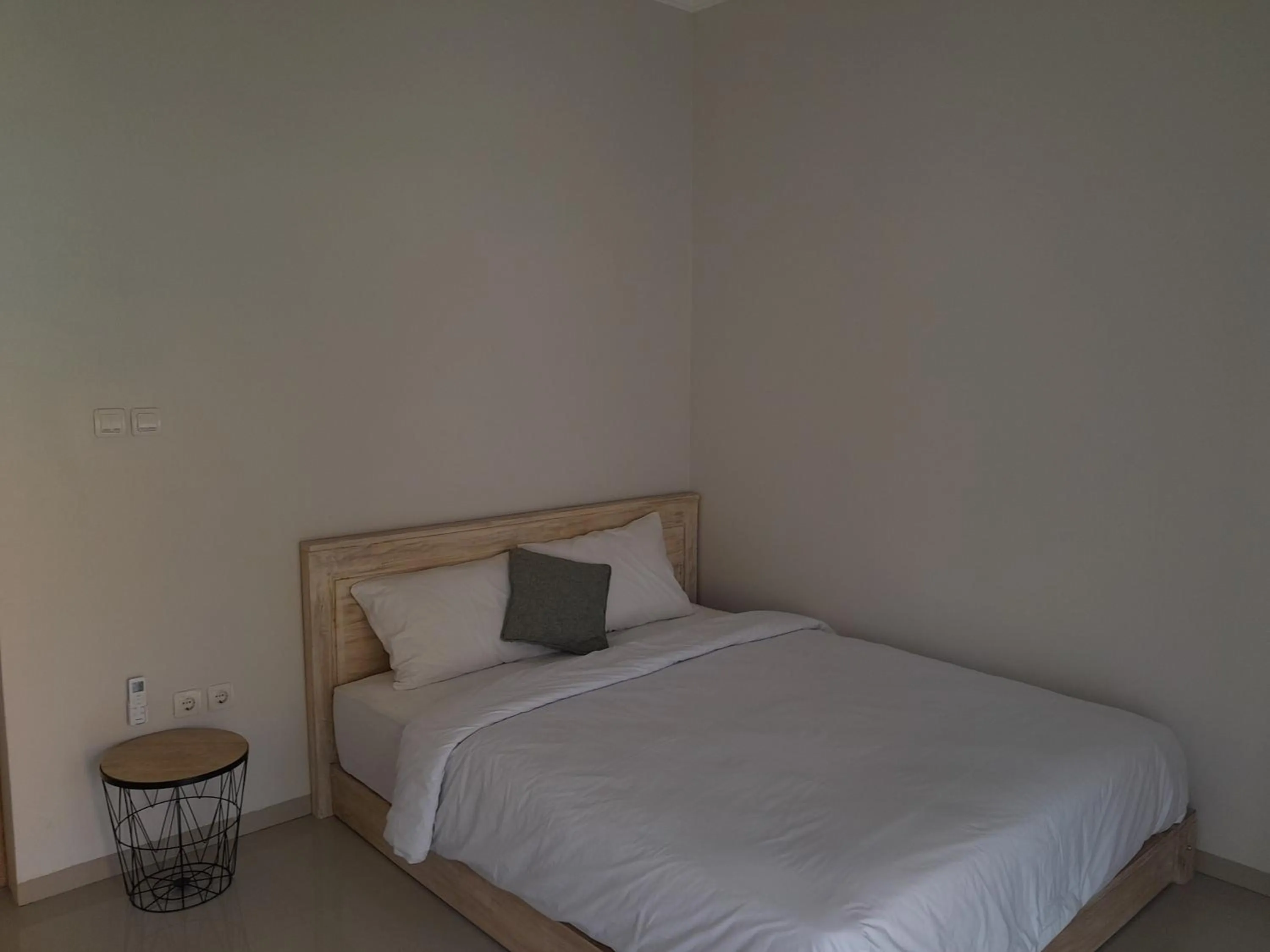 Bed in Maha Rama Villas Amed