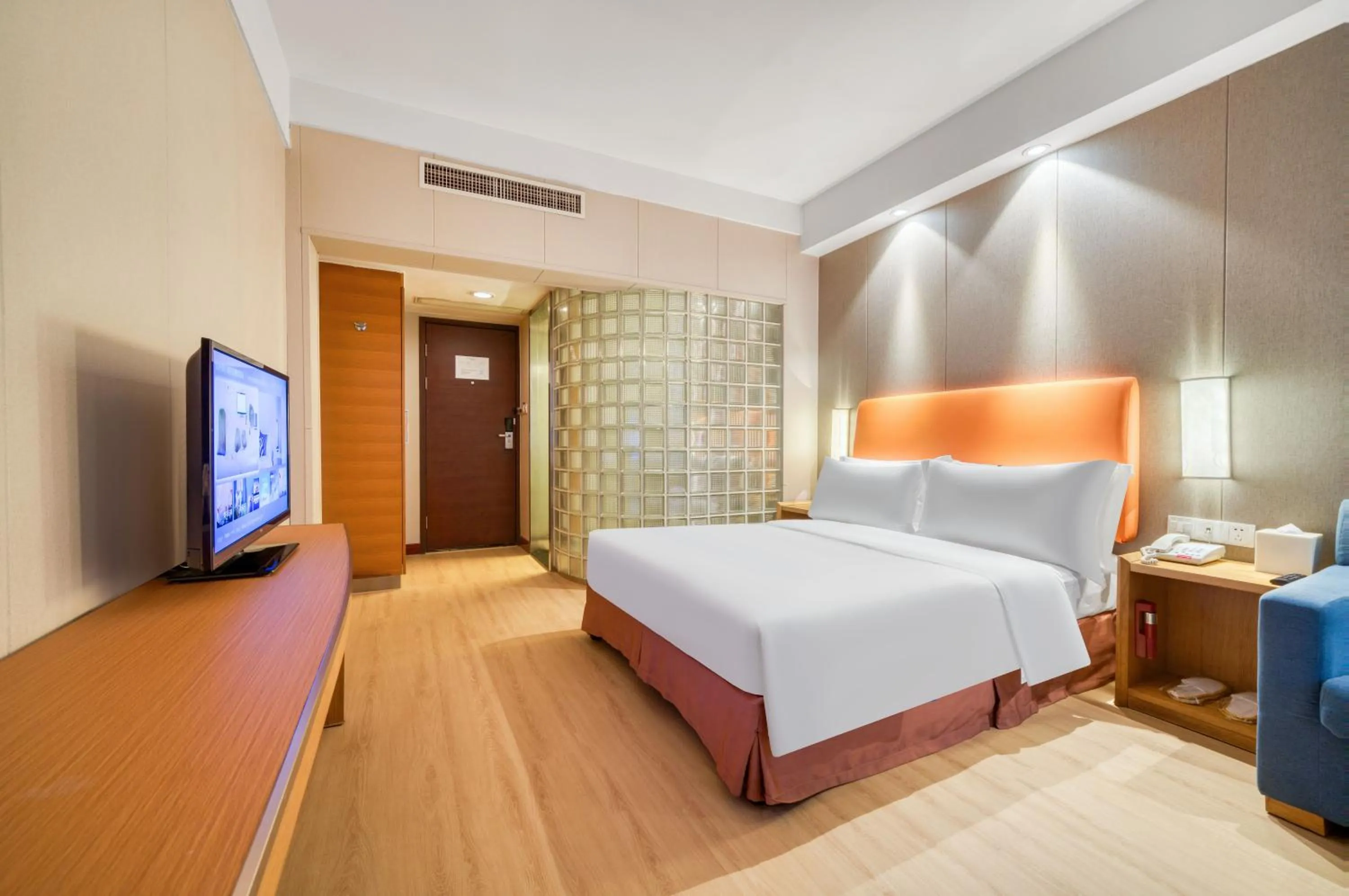 Bed in Hangzhou Haixin Hotel