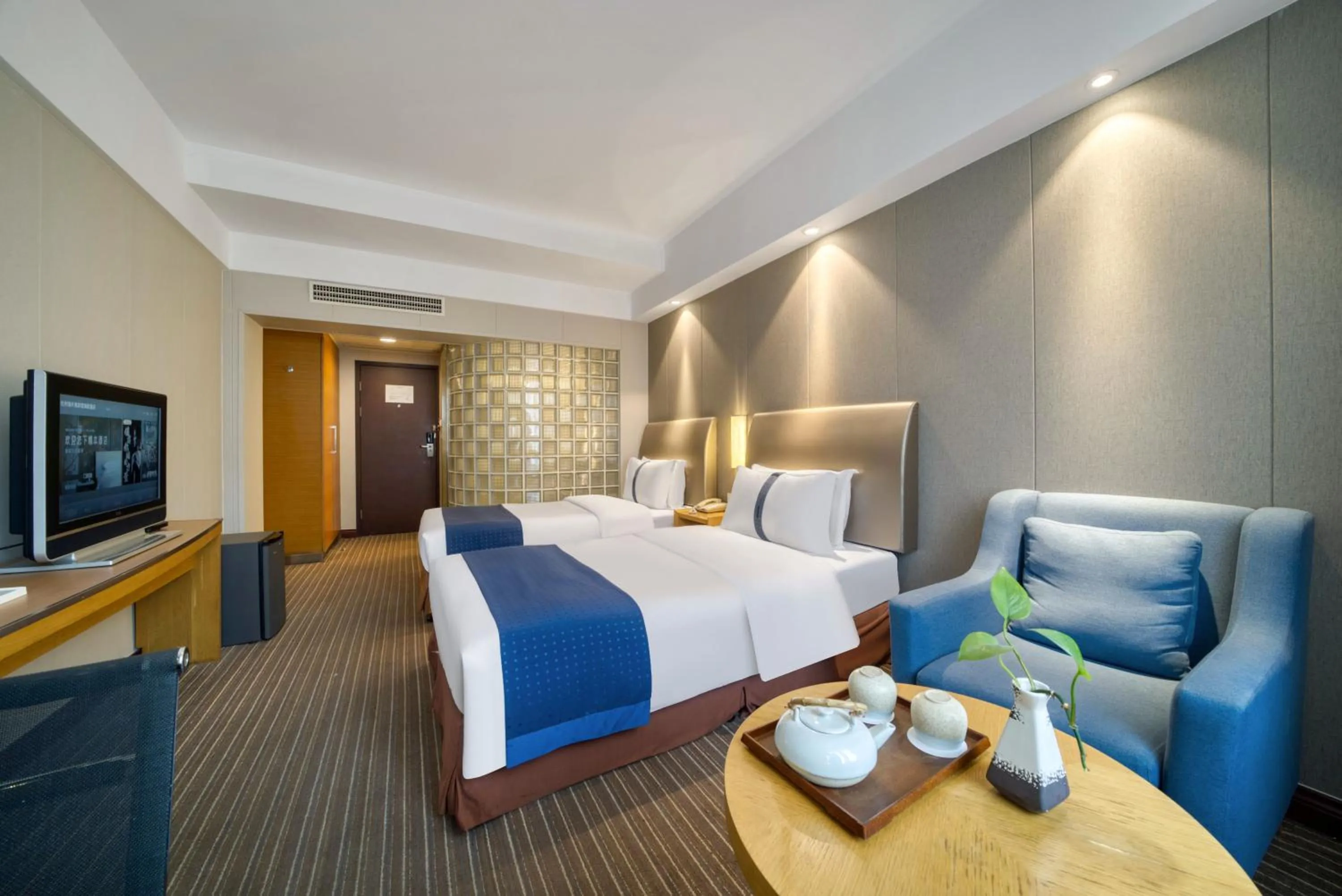 Bed in Hangzhou Haixin Hotel