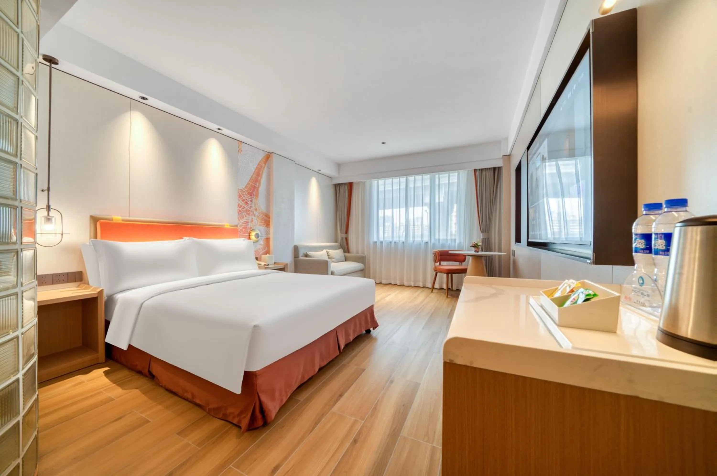 Bedroom, Bed in Hangzhou Haixin Hotel