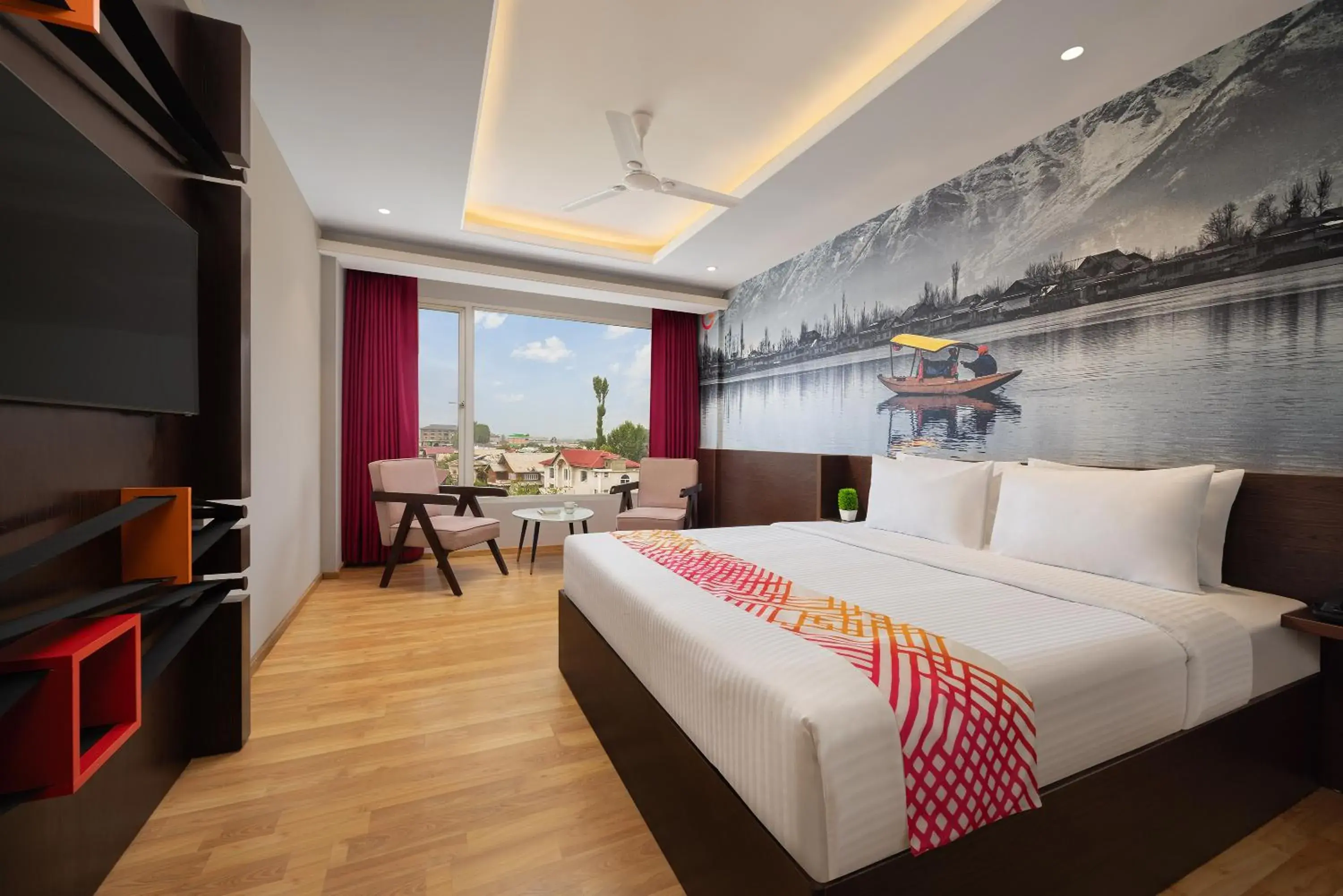 Luxe Queen Room - single occupancy in Ginger Srinagar Barzulla Near Srinagar Airport Luxe Queen Room - single occupancy in Ginger Srinagar Barzulla Near Srinagar Airport