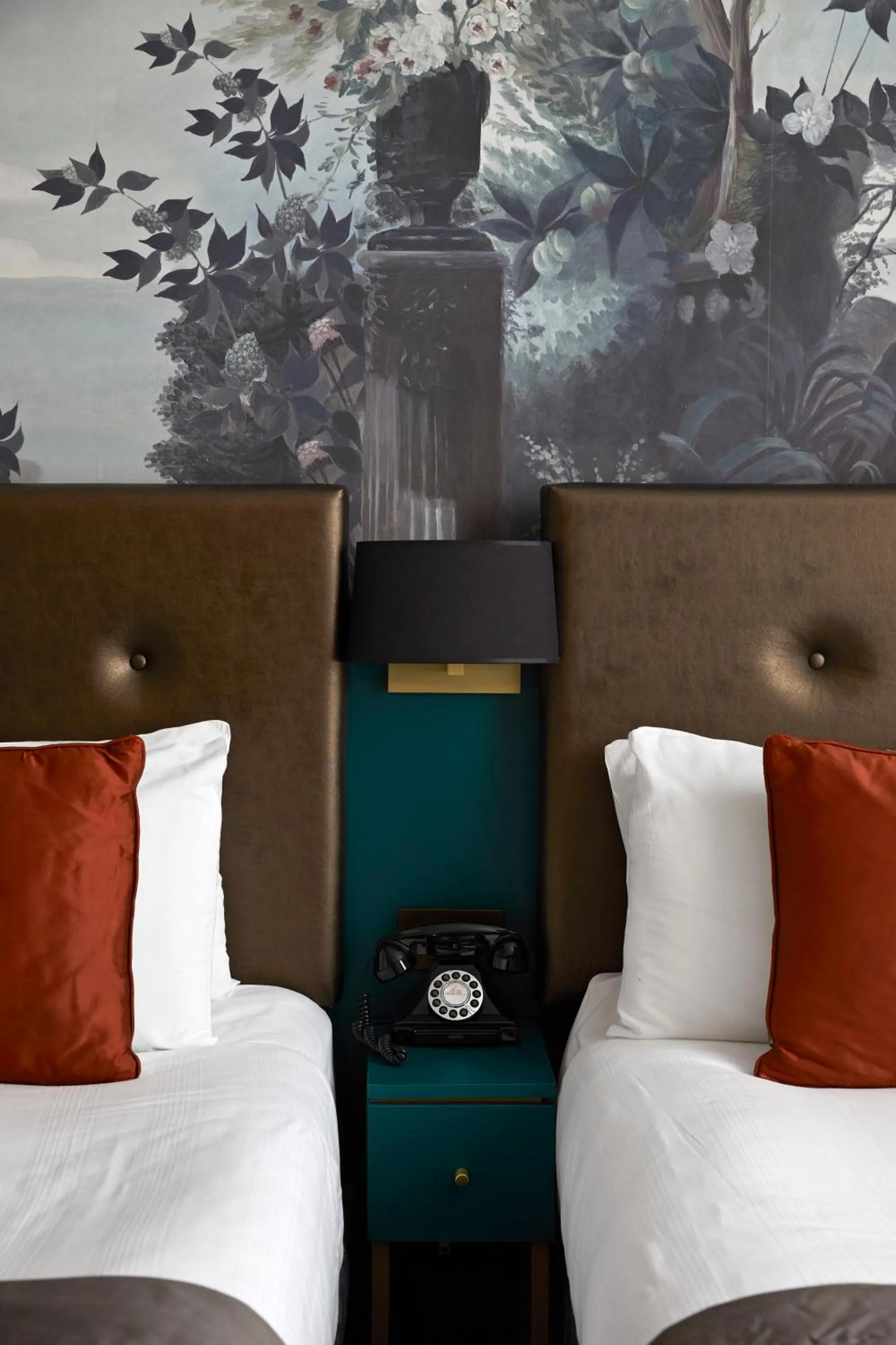 Bed in The Portico Hotel