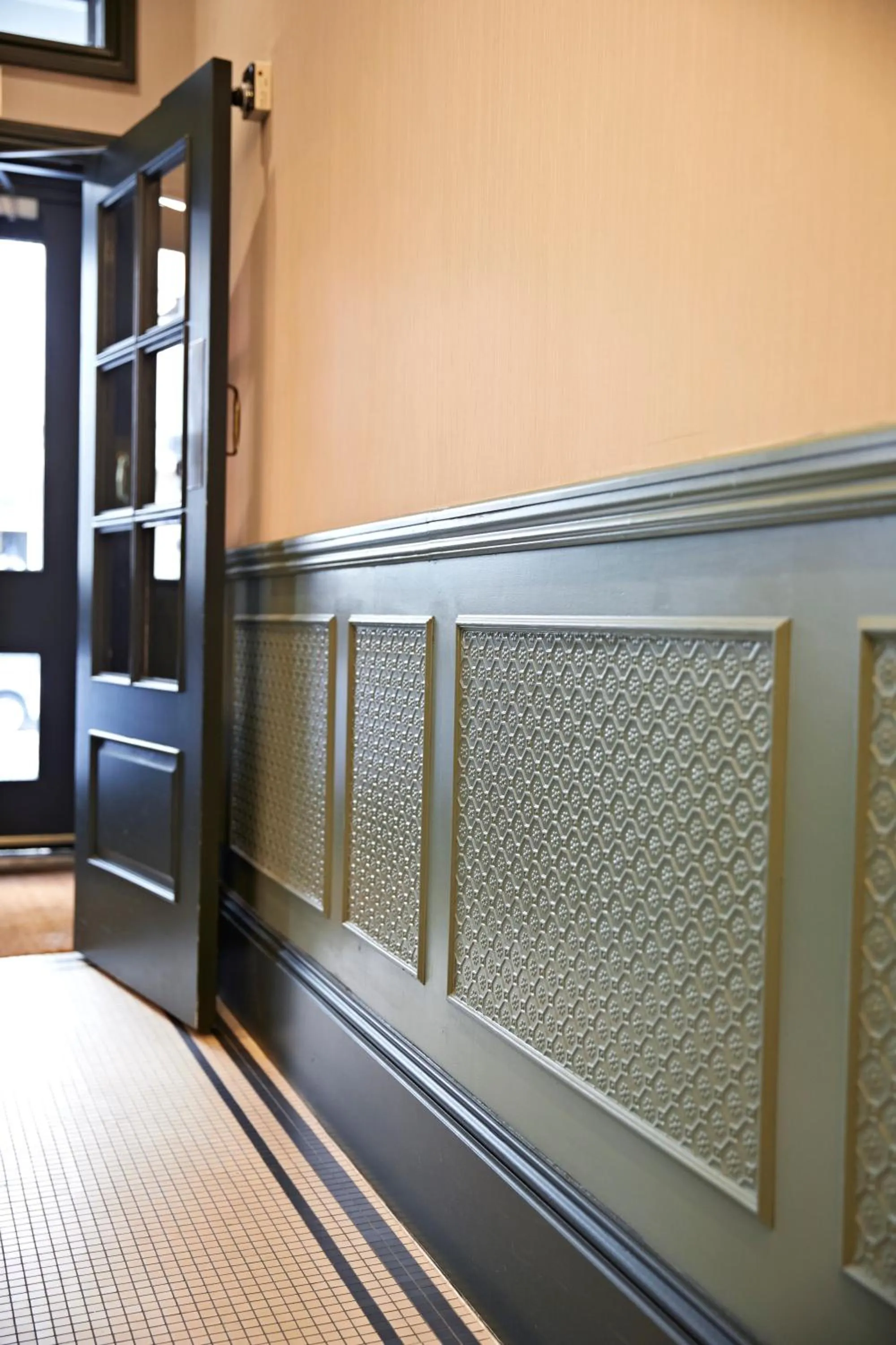 Decorative detail in The Portico Hotel