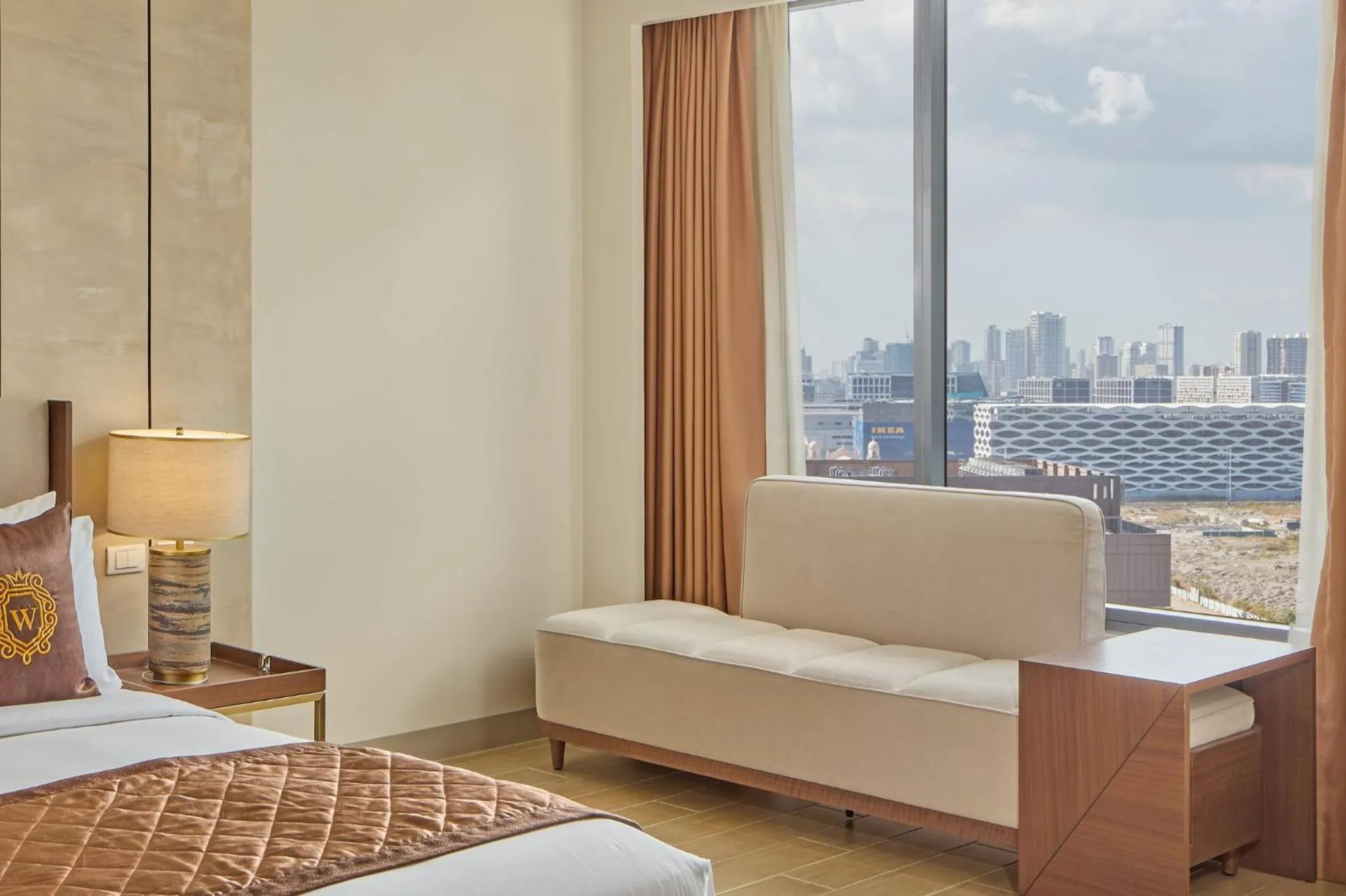 View (from property/room), Bed in Grand Westside Manila Bay