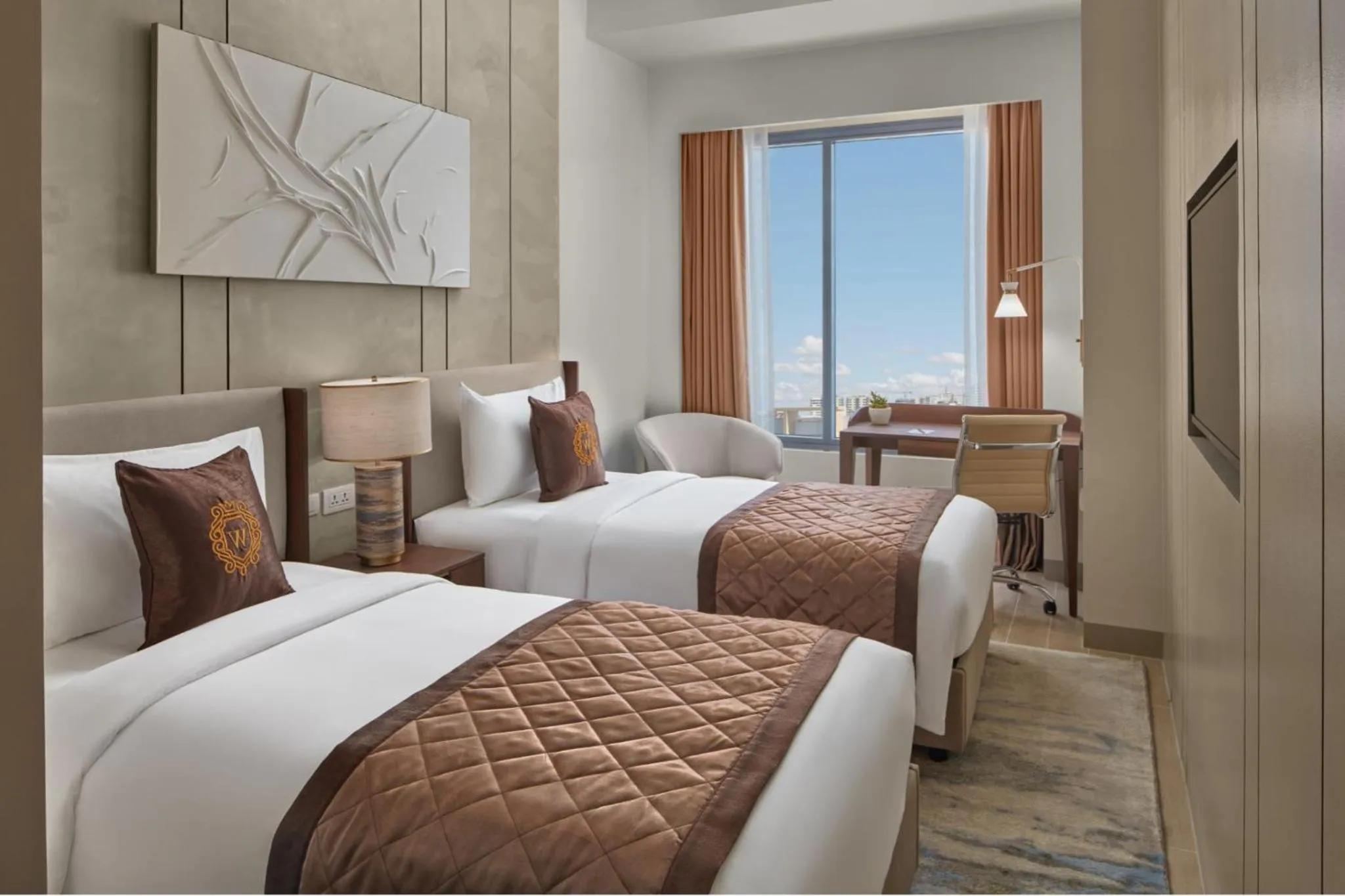 Twin Room with View in Grand Westside Manila Bay