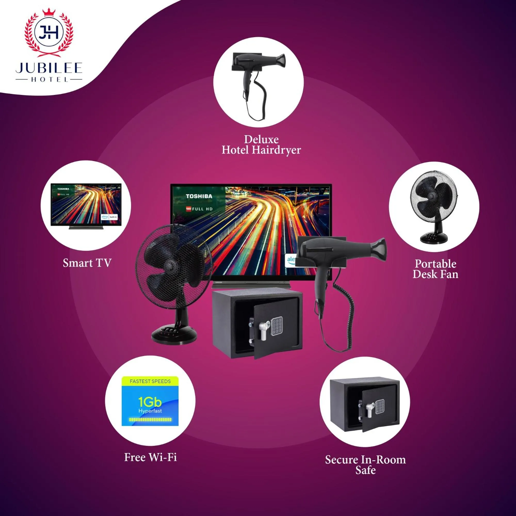 TV and multimedia in Jubilee Hotel Victoria