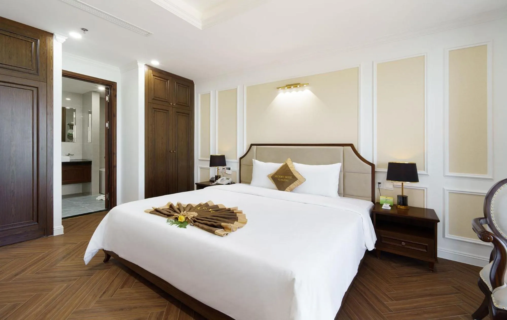 Bedroom, Bed in Victory Hotel Vung Tau - New Wing