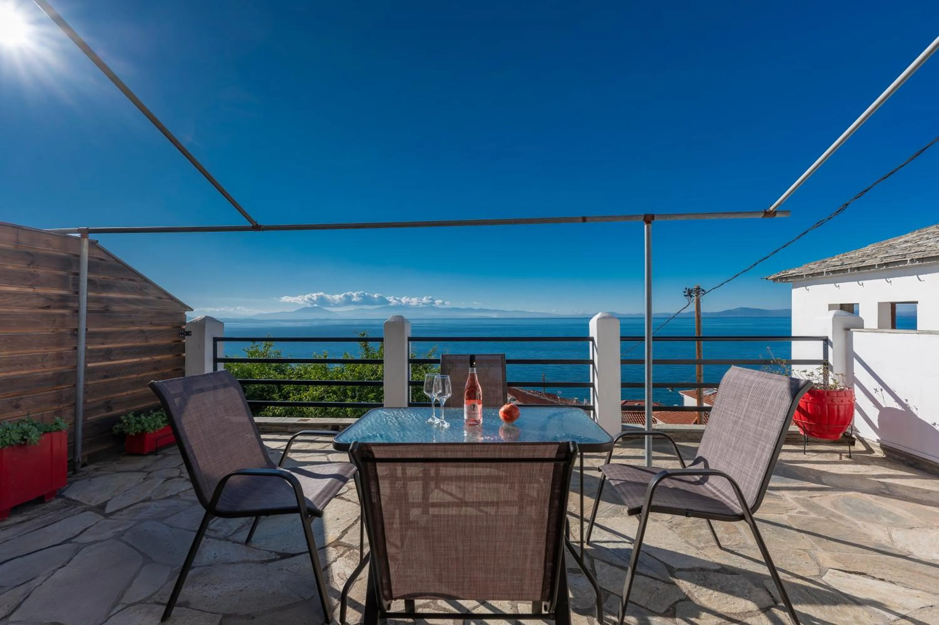 Balcony/Terrace in Agnanti Hotel Apartments