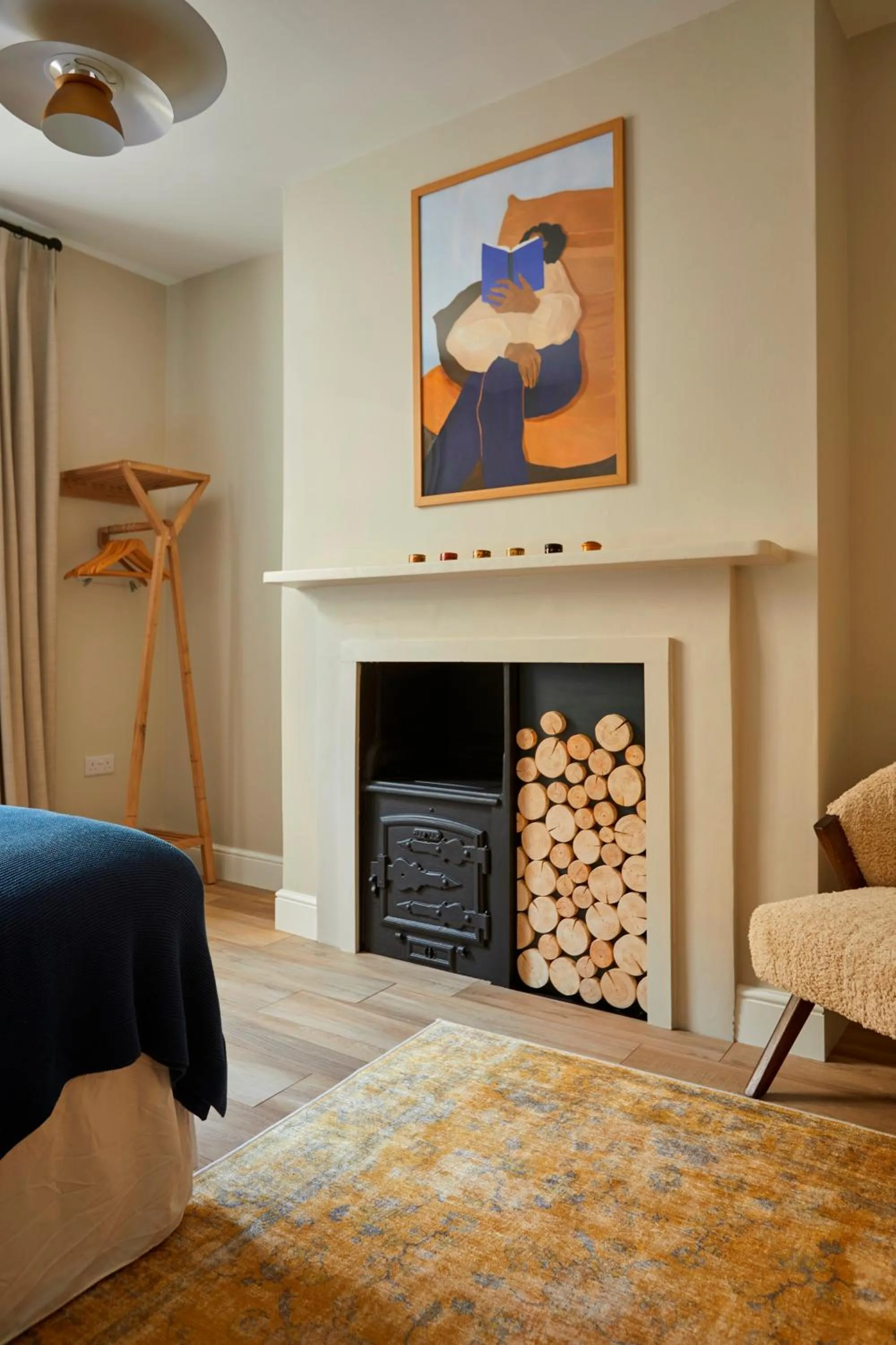 fireplace in Georgian House Hotel