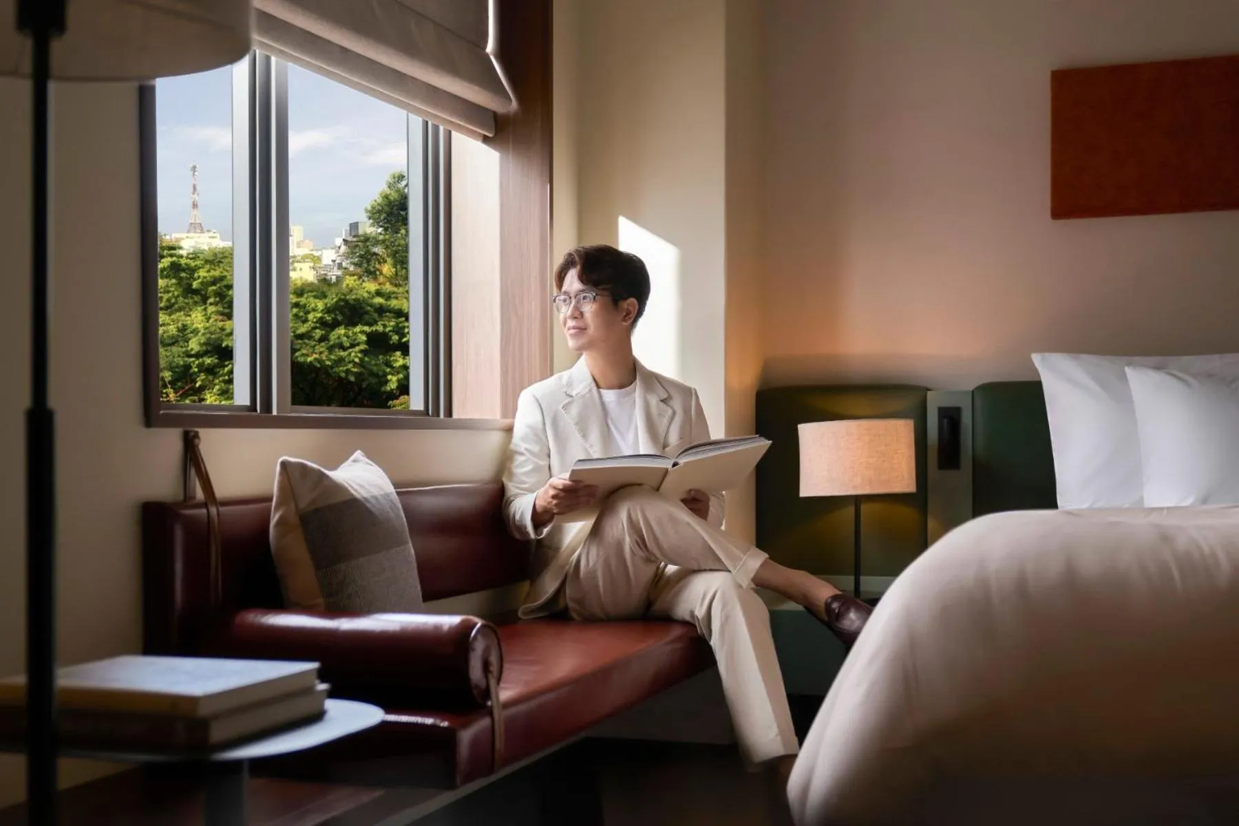 View (from property/room), Bed in Signature by M Village Thợ Nhuộm