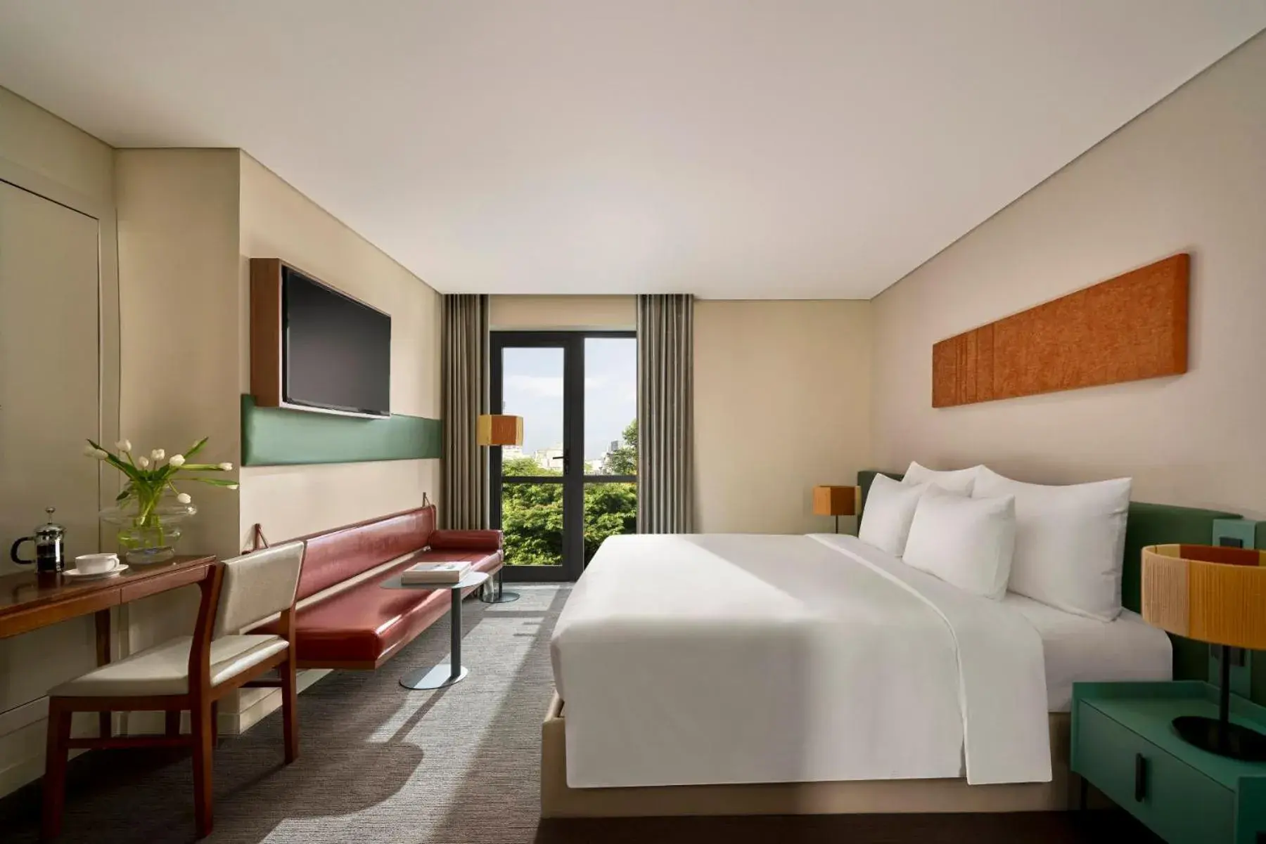 Double Room with Balcony in Signature by M Village Thợ Nhuộm Double Room with Balcony in Signature by M Village Thợ Nhuộm