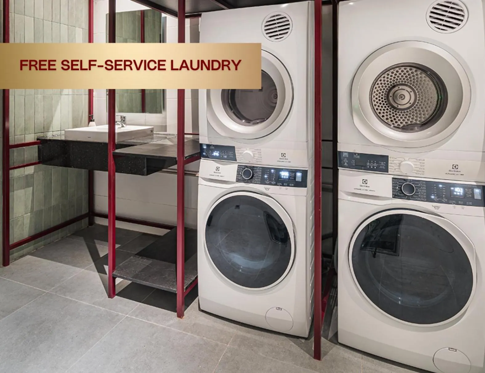 washing machine in Signature by M Village Thợ Nhuộm