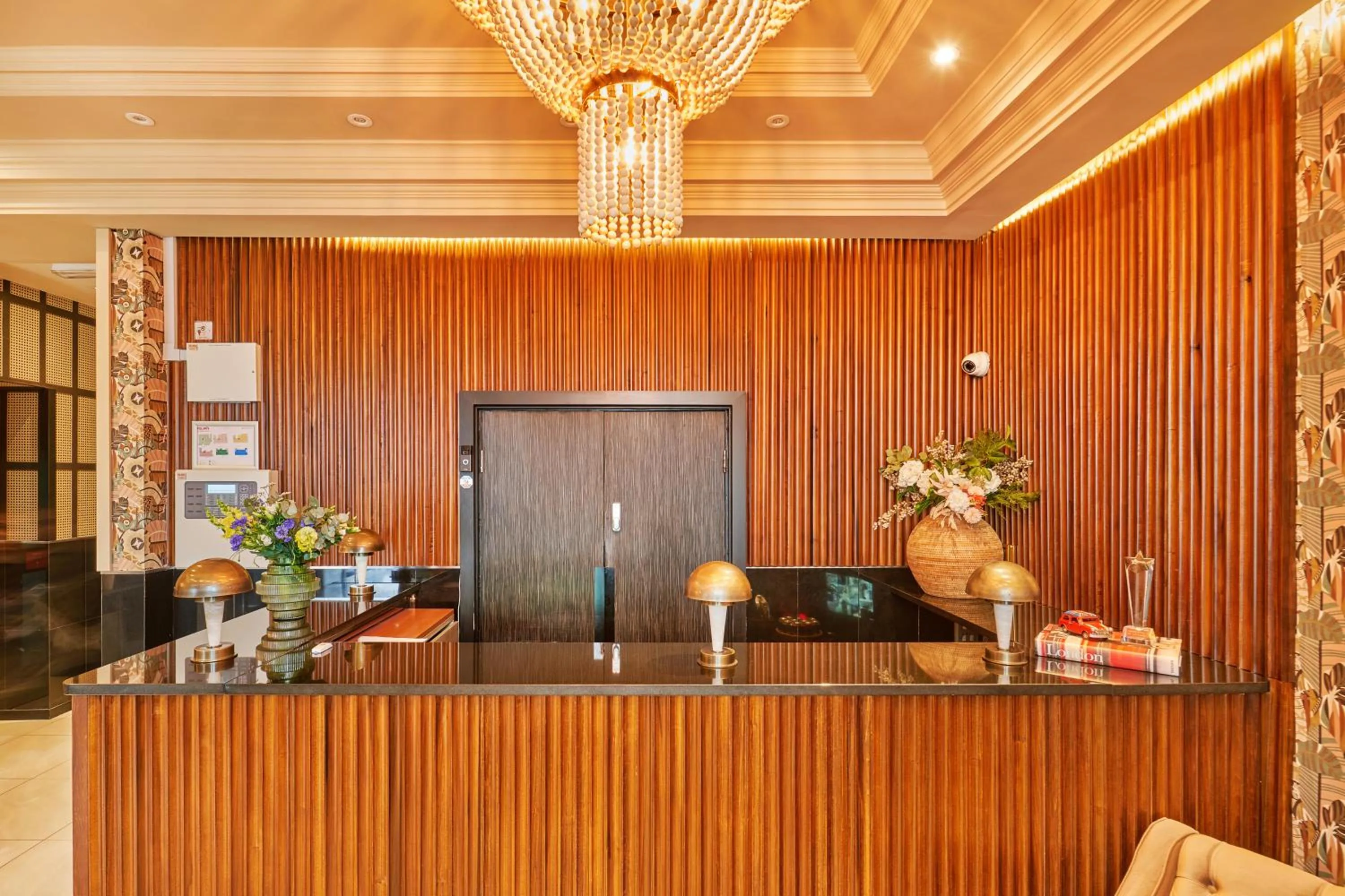 Lobby or reception in Huttons Hotel, Victoria London