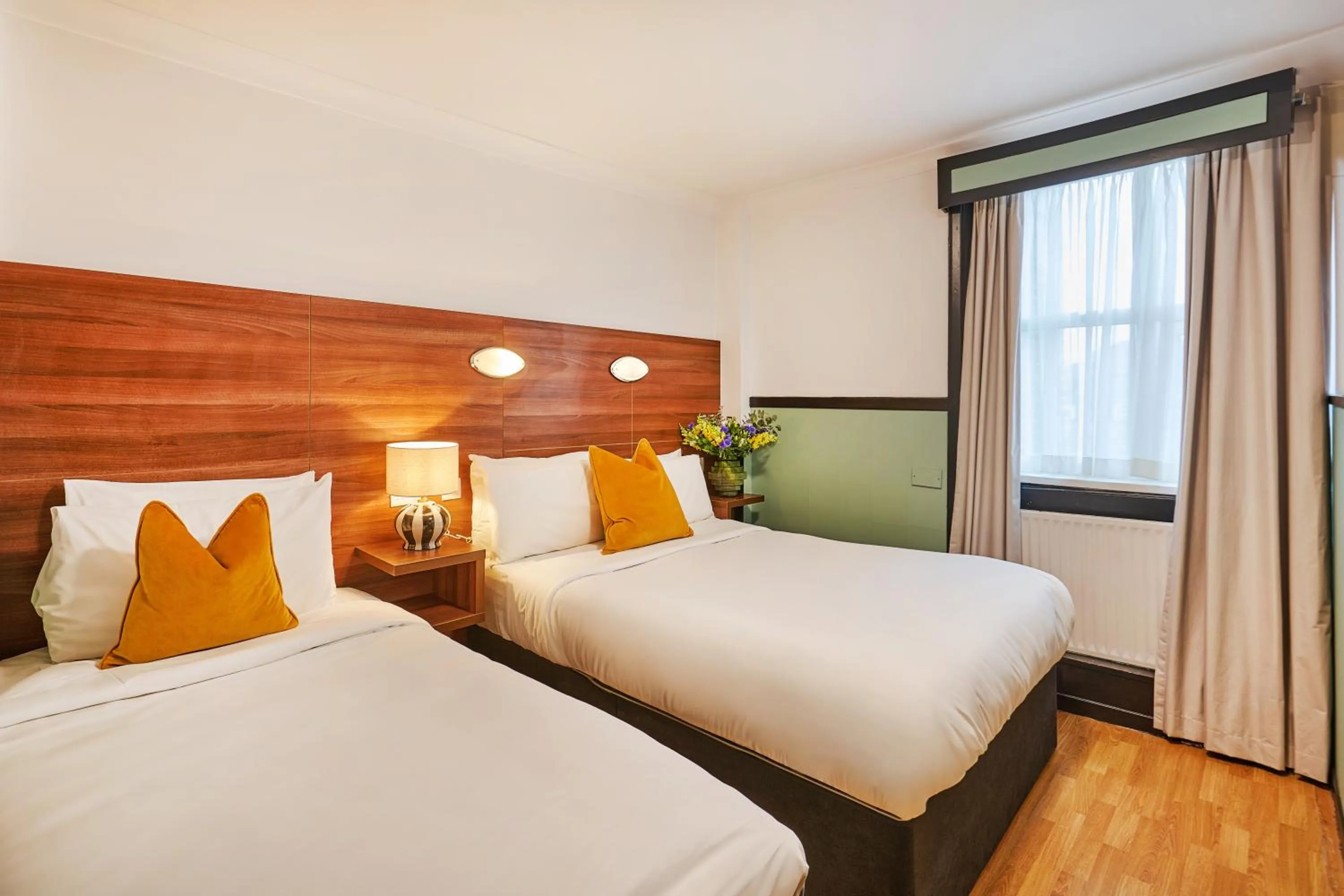 Bed in Huttons Hotel, Victoria London