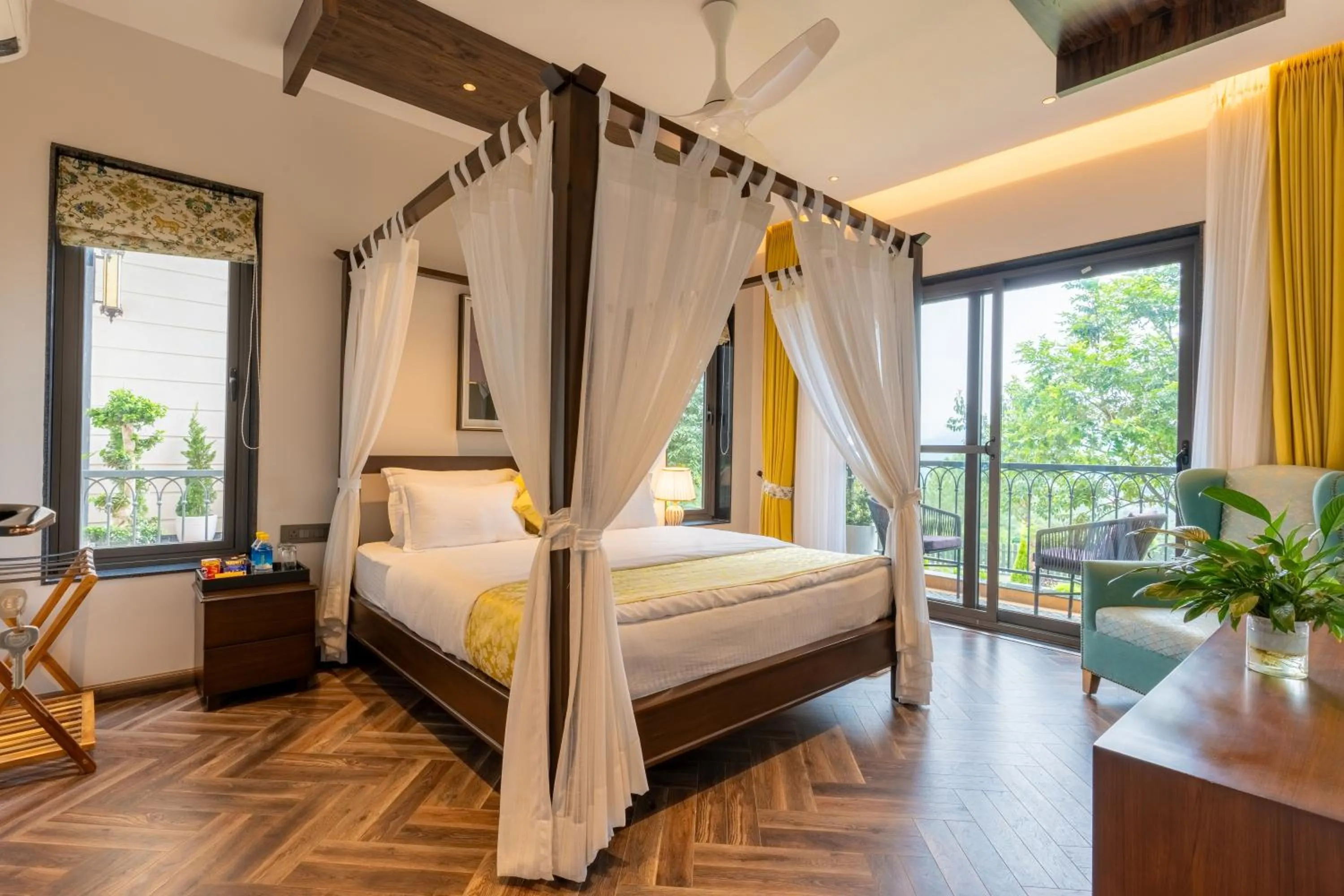 Bedroom, Bed in Aura luxury Stays