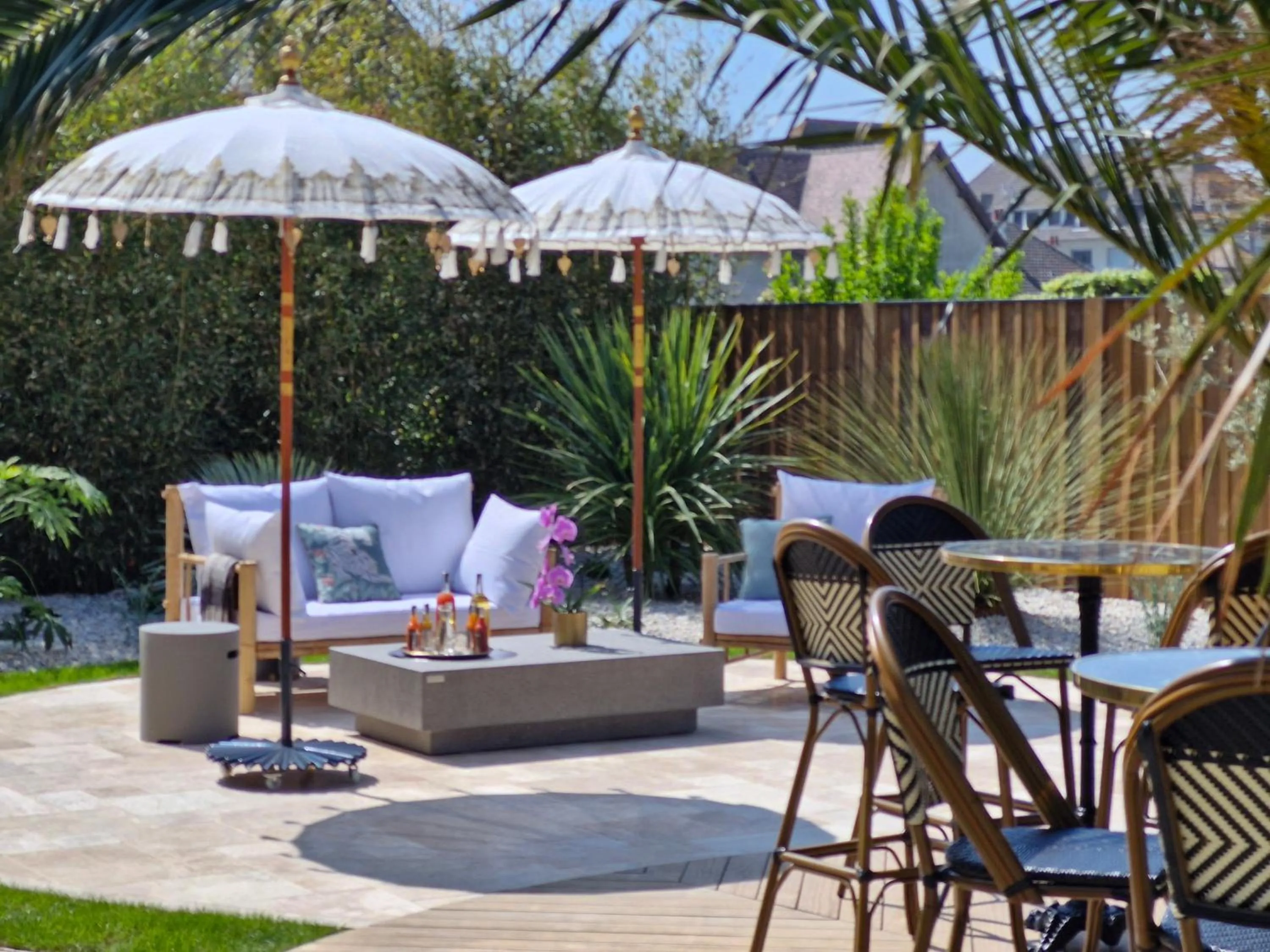 Patio in Villa Victoria Hôtel et Spa