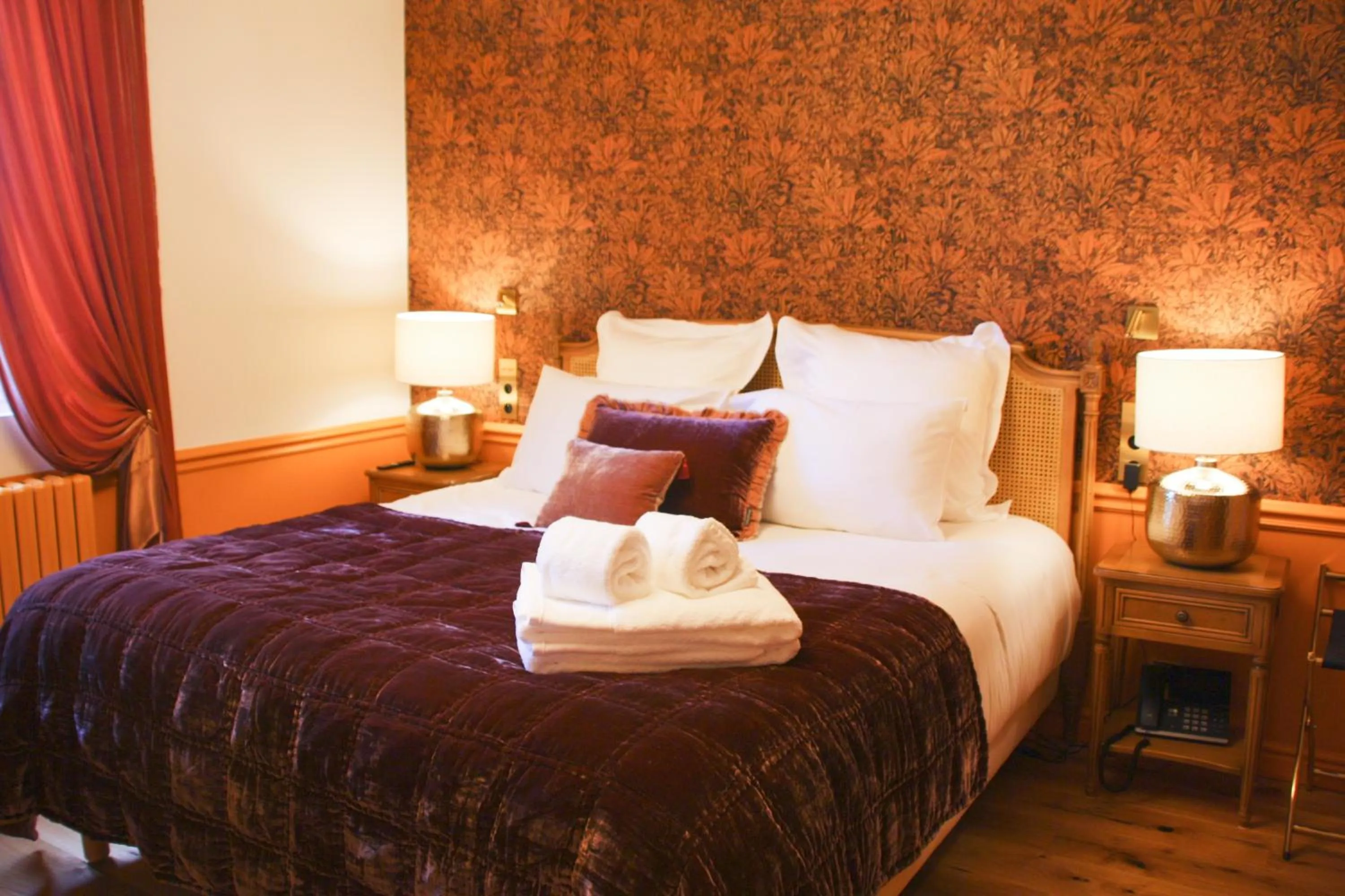 Bed in Villa Victoria Hôtel et Spa