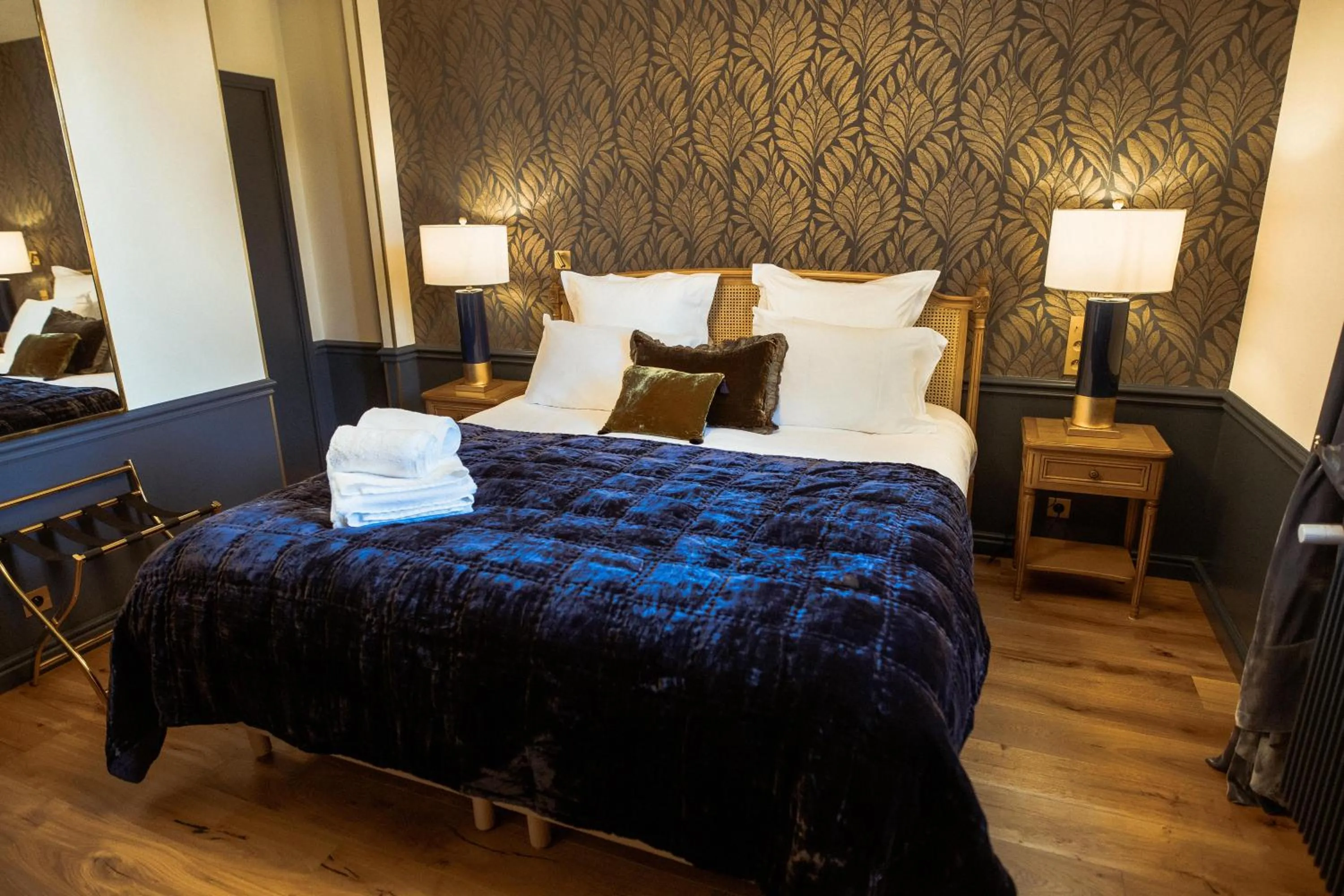 Bed in Villa Victoria Hôtel et Spa