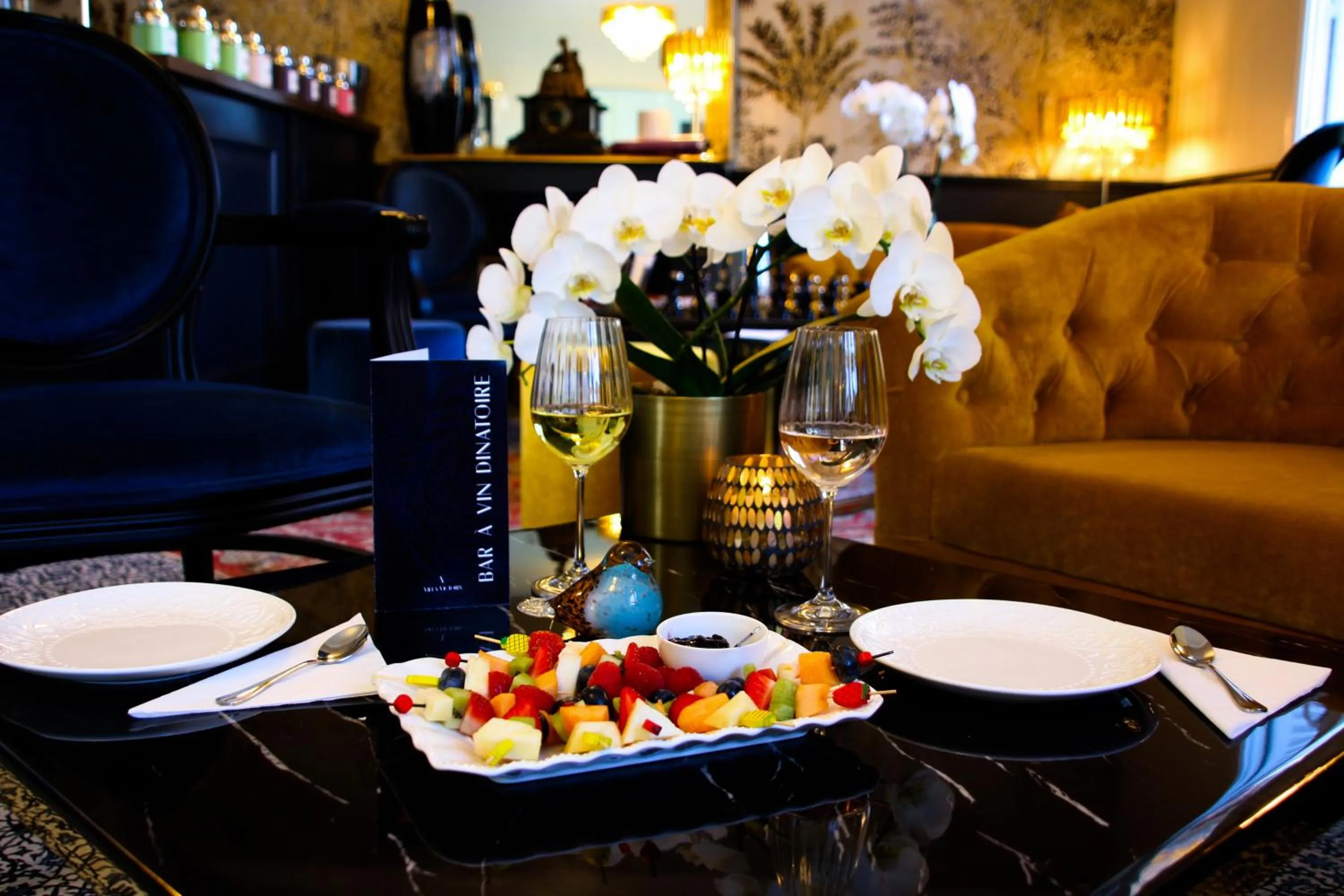 Food and drinks in Villa Victoria Hôtel et Spa