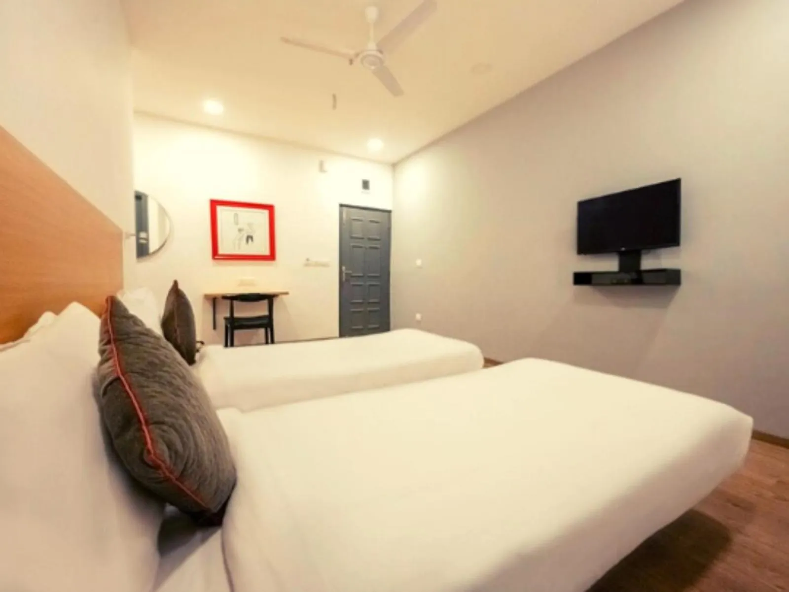 Photo of the whole room, Bed in Hotel Signature, Nagpur