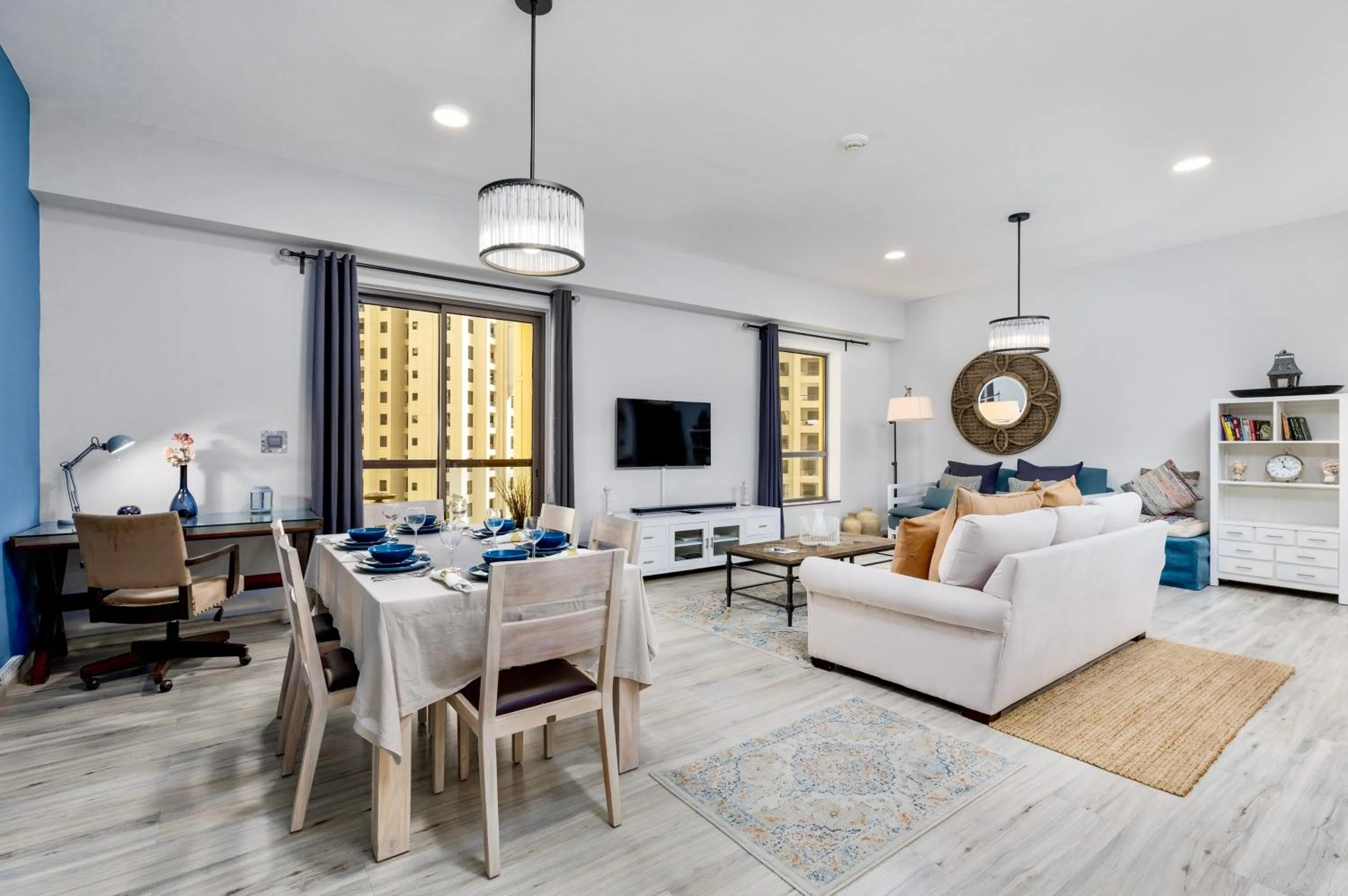 Communal lounge/ TV room in Maison Privee - Serene & Luxury Retreat in the Heart of JBR Beach