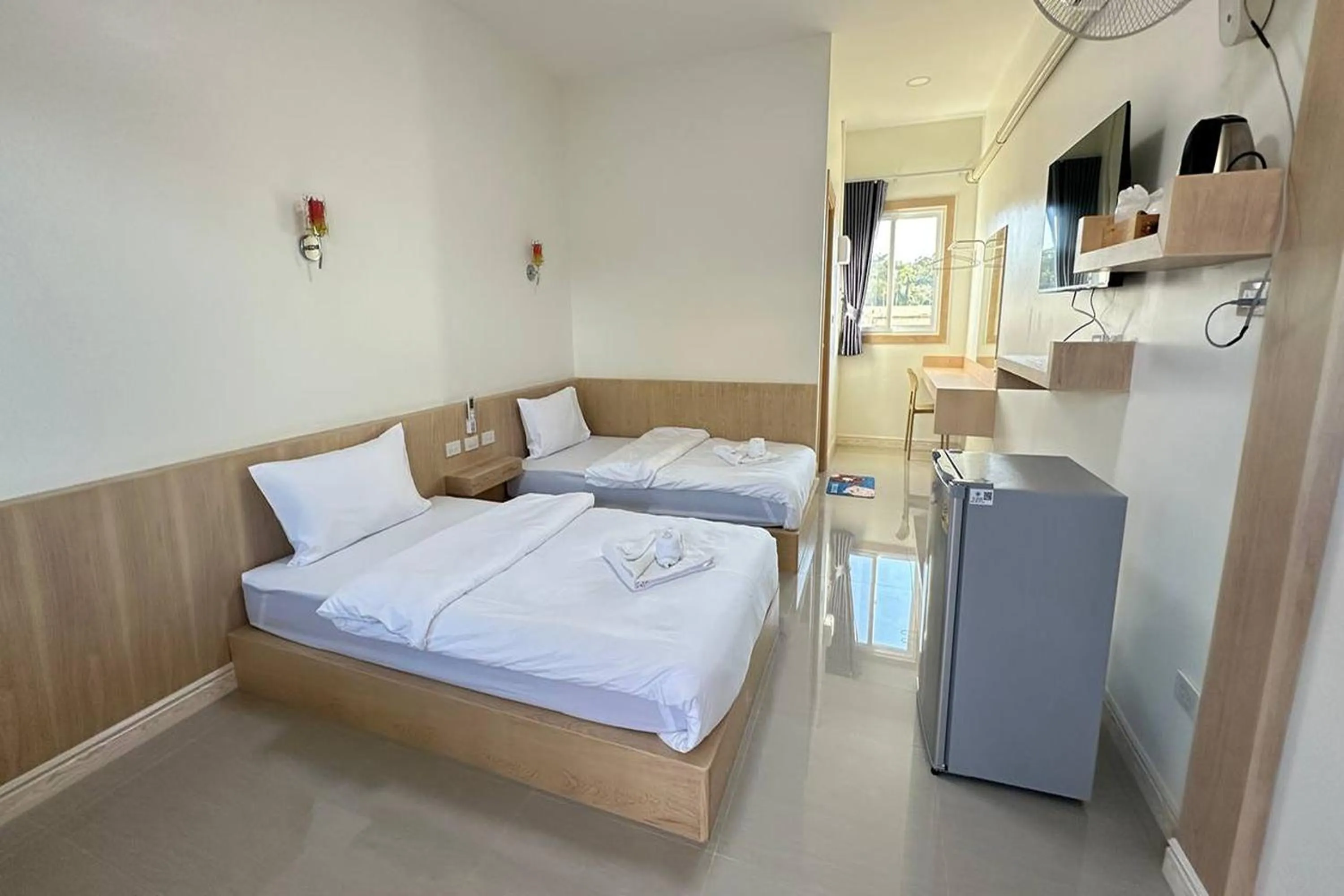 Bed in The White House P&N Hotel Chiang Rai