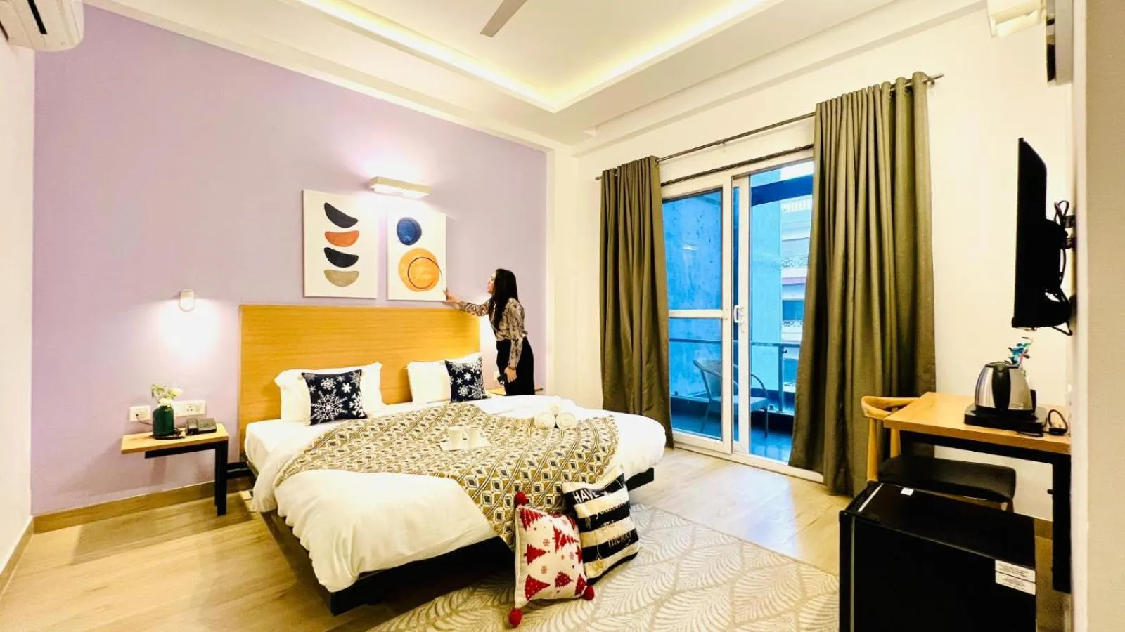 Bed in BluO Medicity - Boutique Hotel Gurgaon