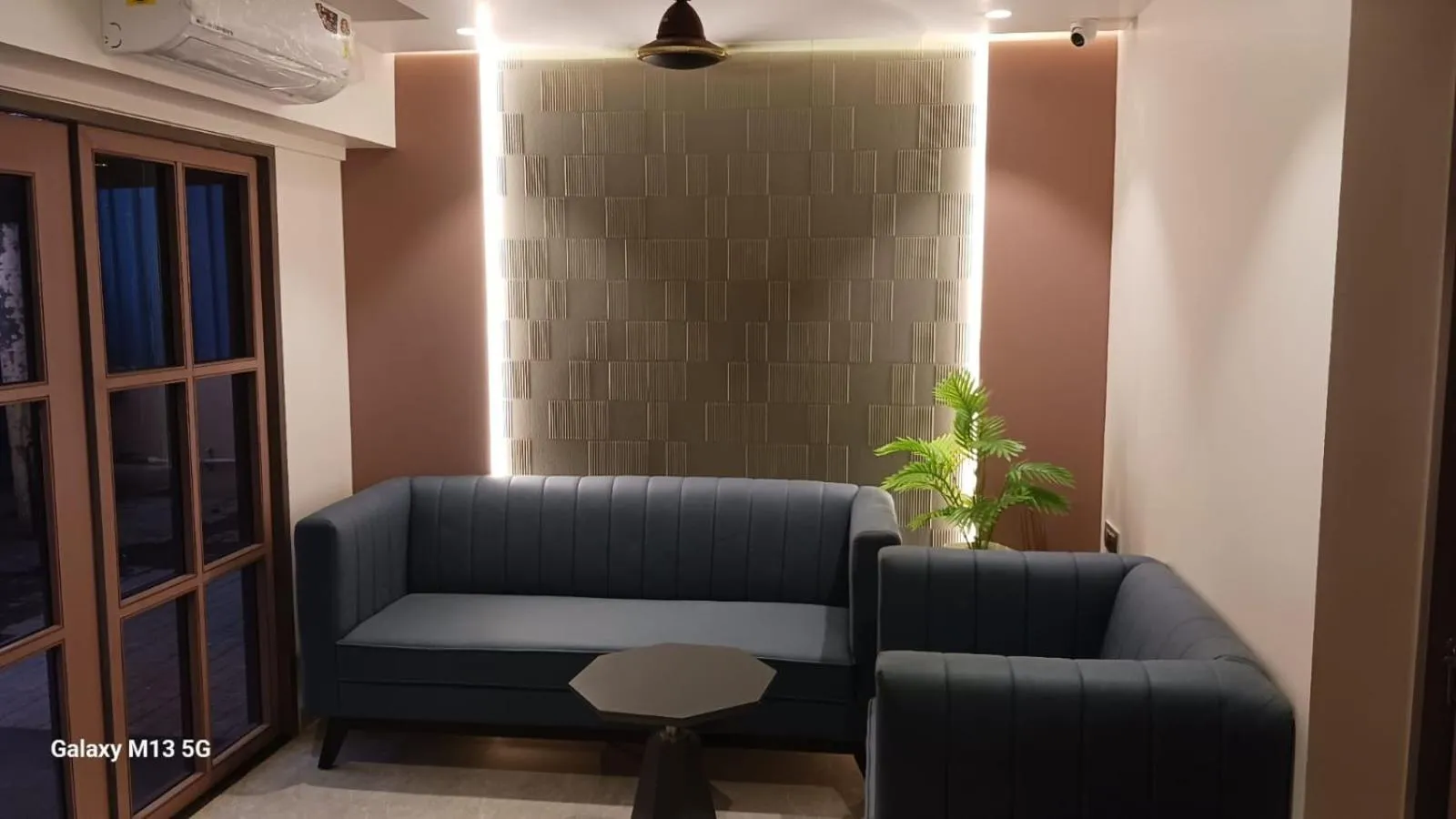 Seating area in Hotel Aura Inn Airoli ,Digha