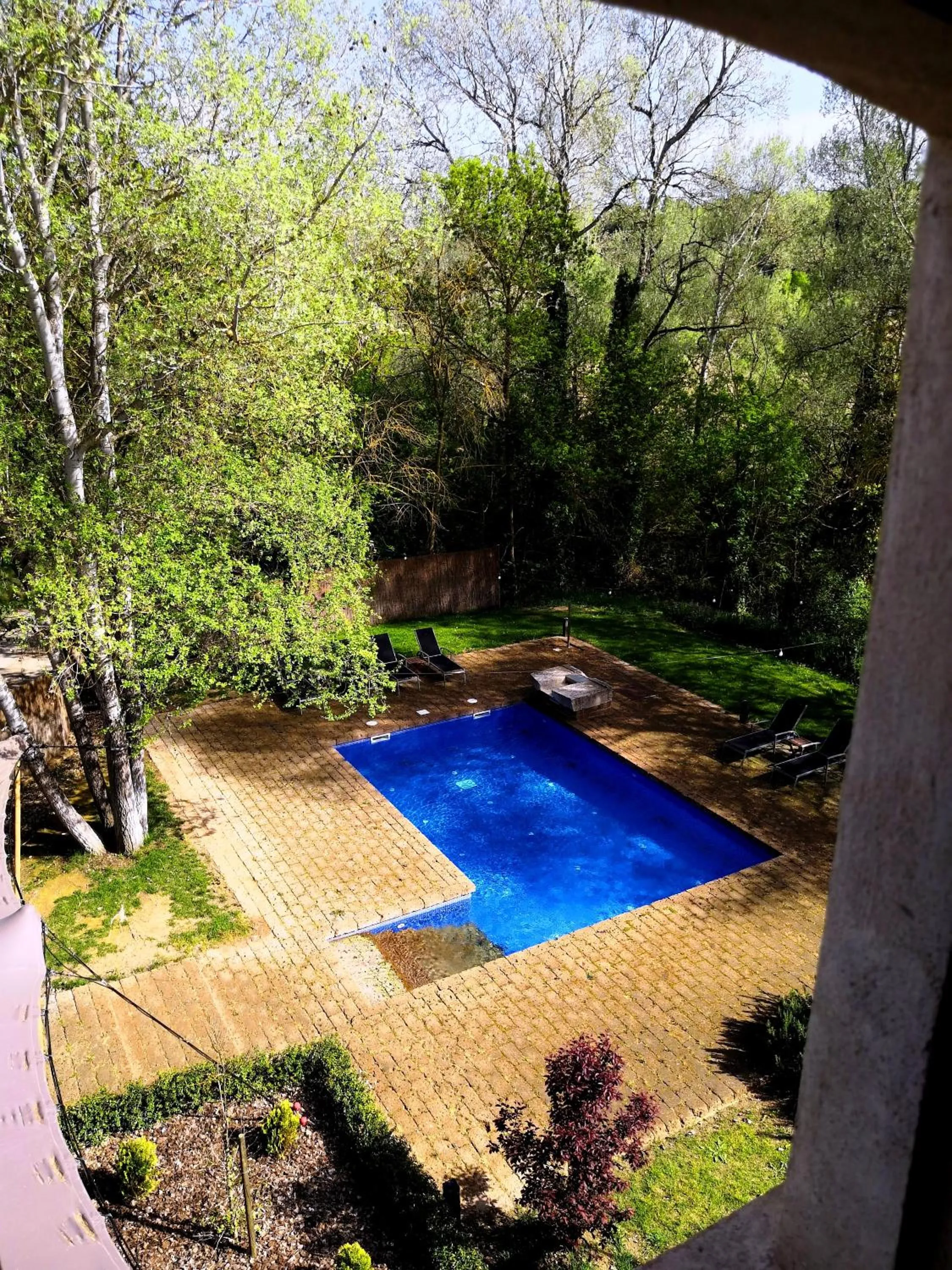 Pool view in Molí Blanc Hotel