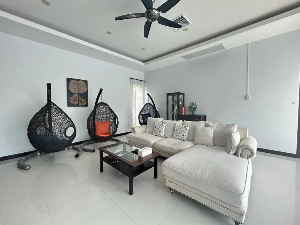 Living room in Phuket Lagoon Pool Villa