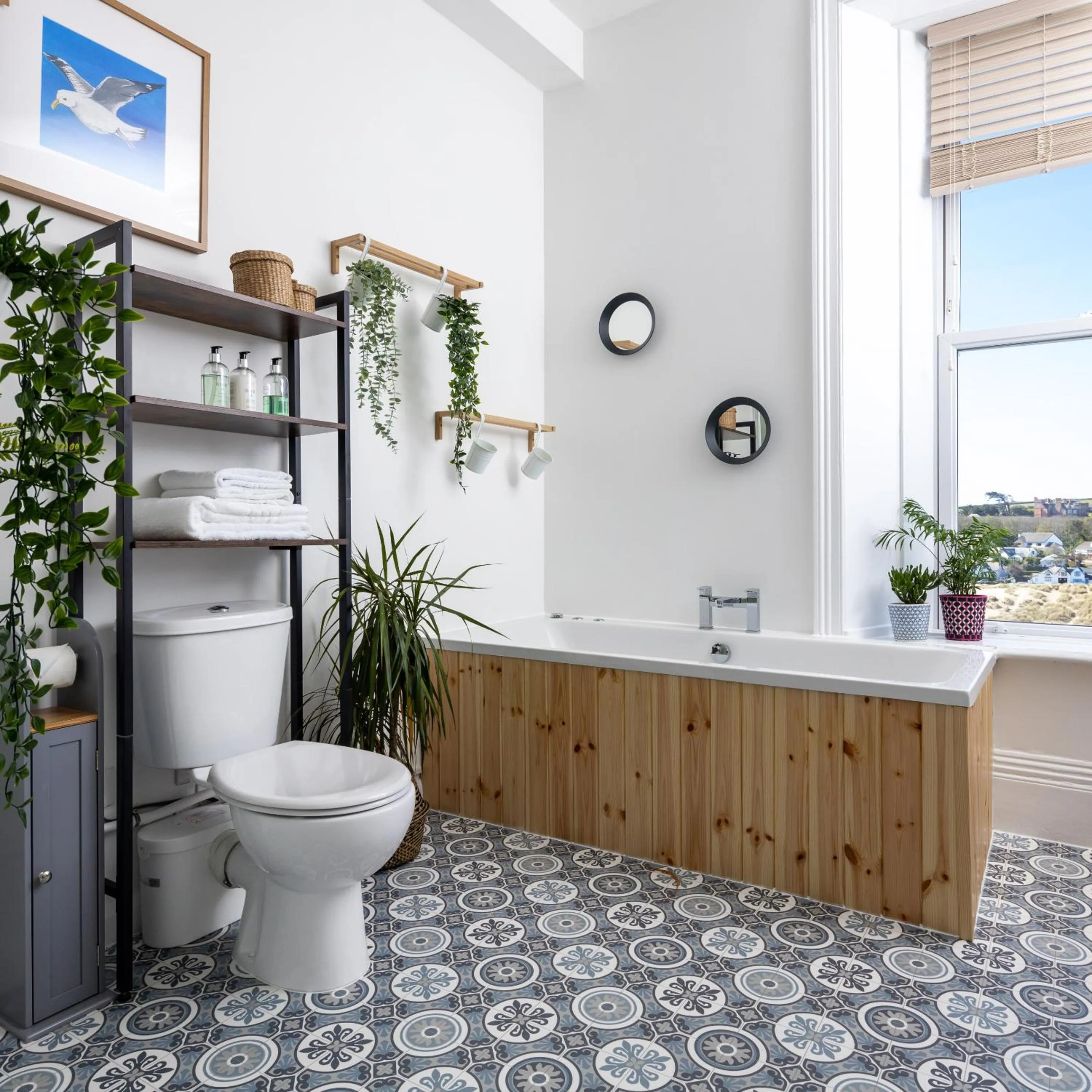 Bathroom in The Edge Of The Beach formally The Edgcumbe Hotel