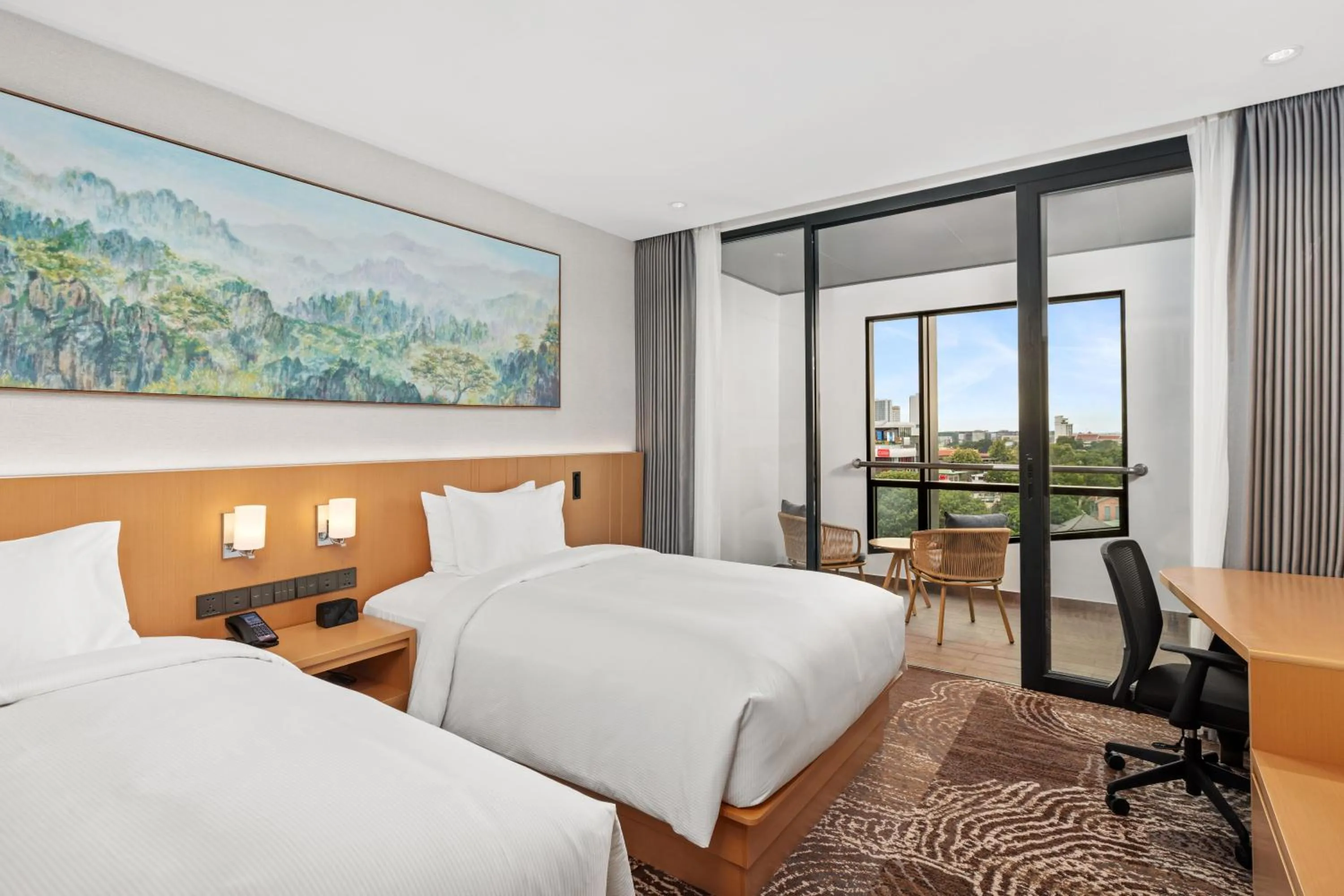 Bedroom, Bed in DoubleTree by Hilton Vientiane