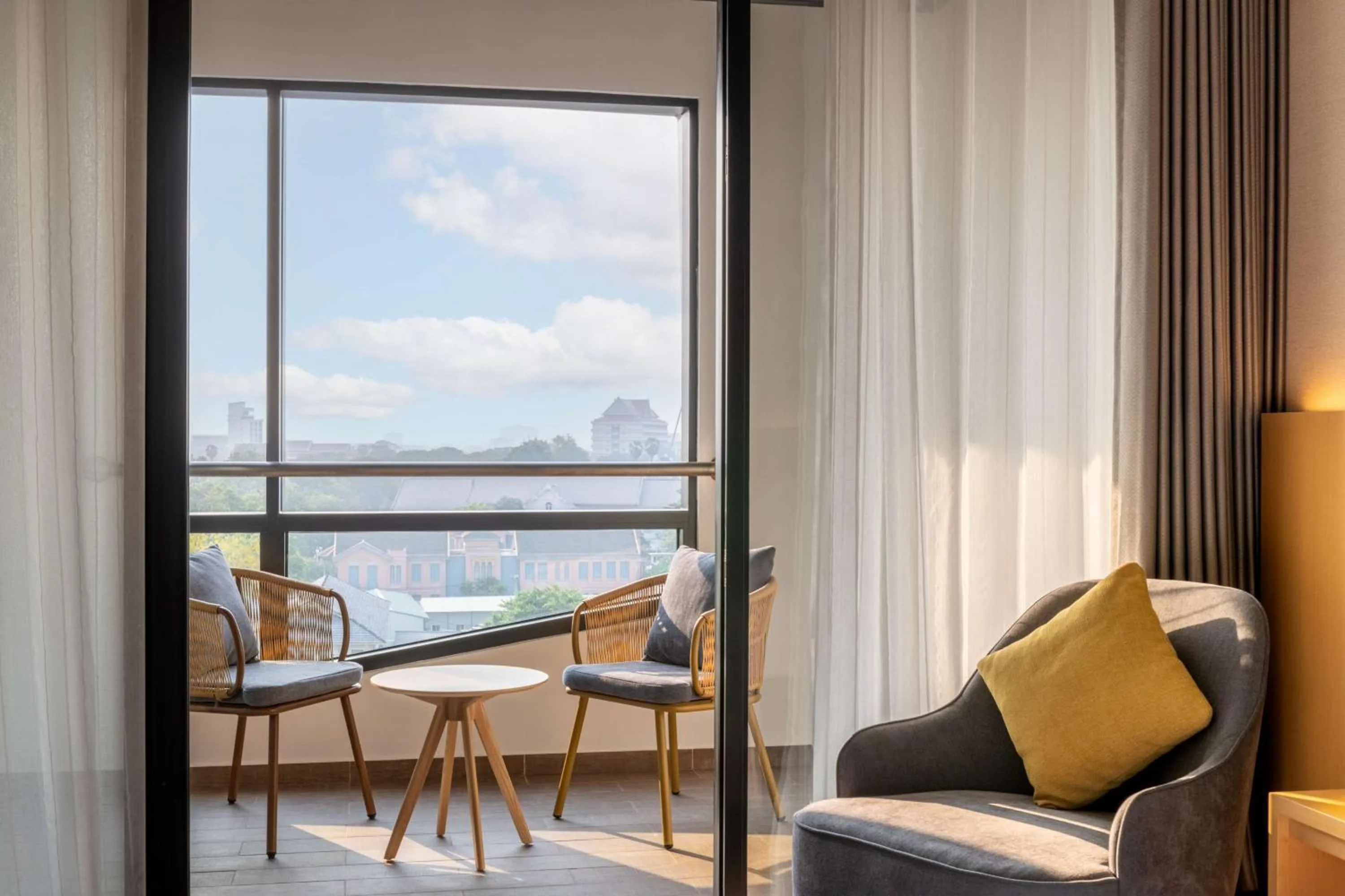 Balcony/Terrace in DoubleTree by Hilton Vientiane