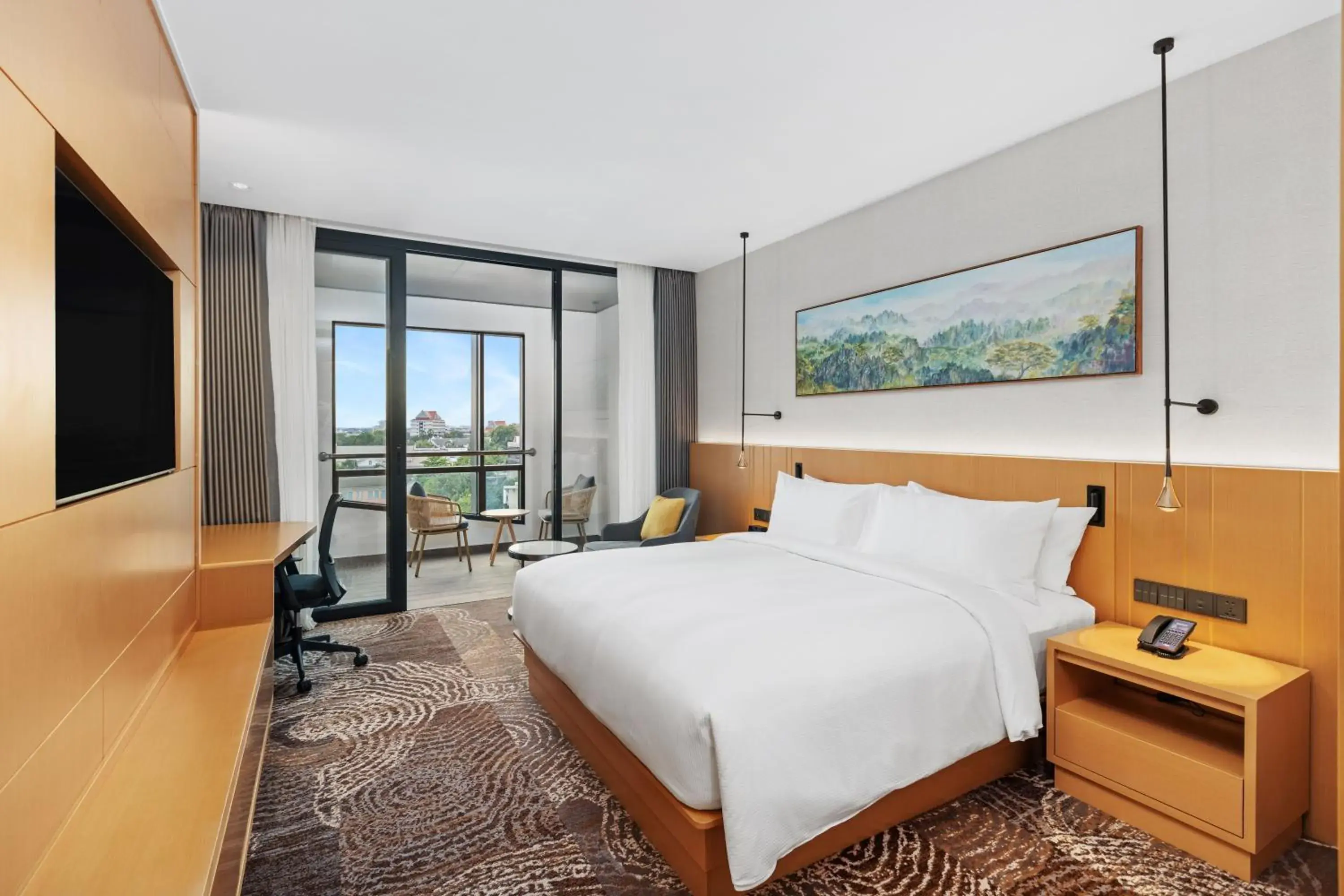 Executive King Room with Balcony in DoubleTree by Hilton Vientiane Executive King Room with Balcony in DoubleTree by Hilton Vientiane