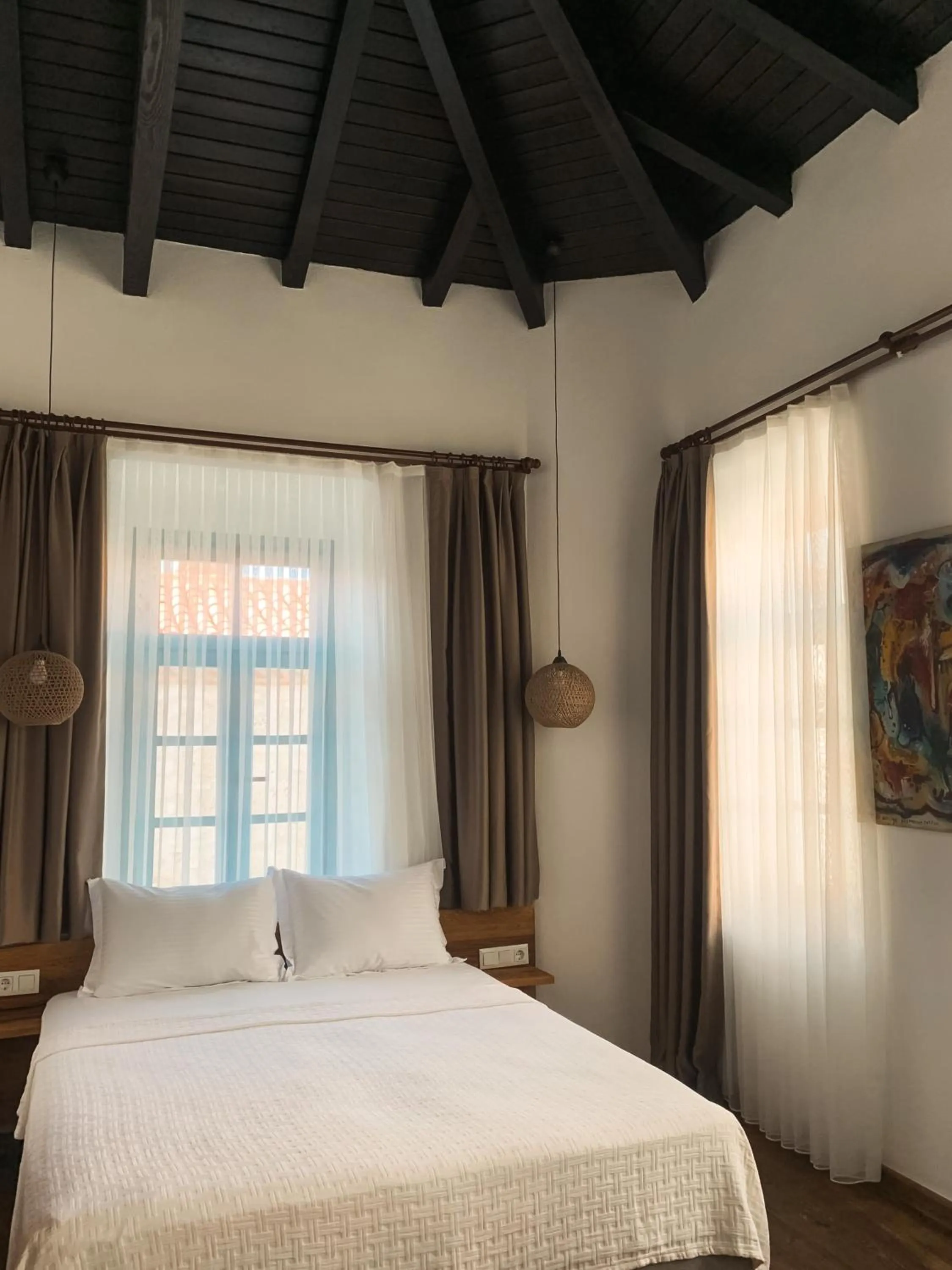 Decorative detail, Bed in Casa Alegre Alaçatı