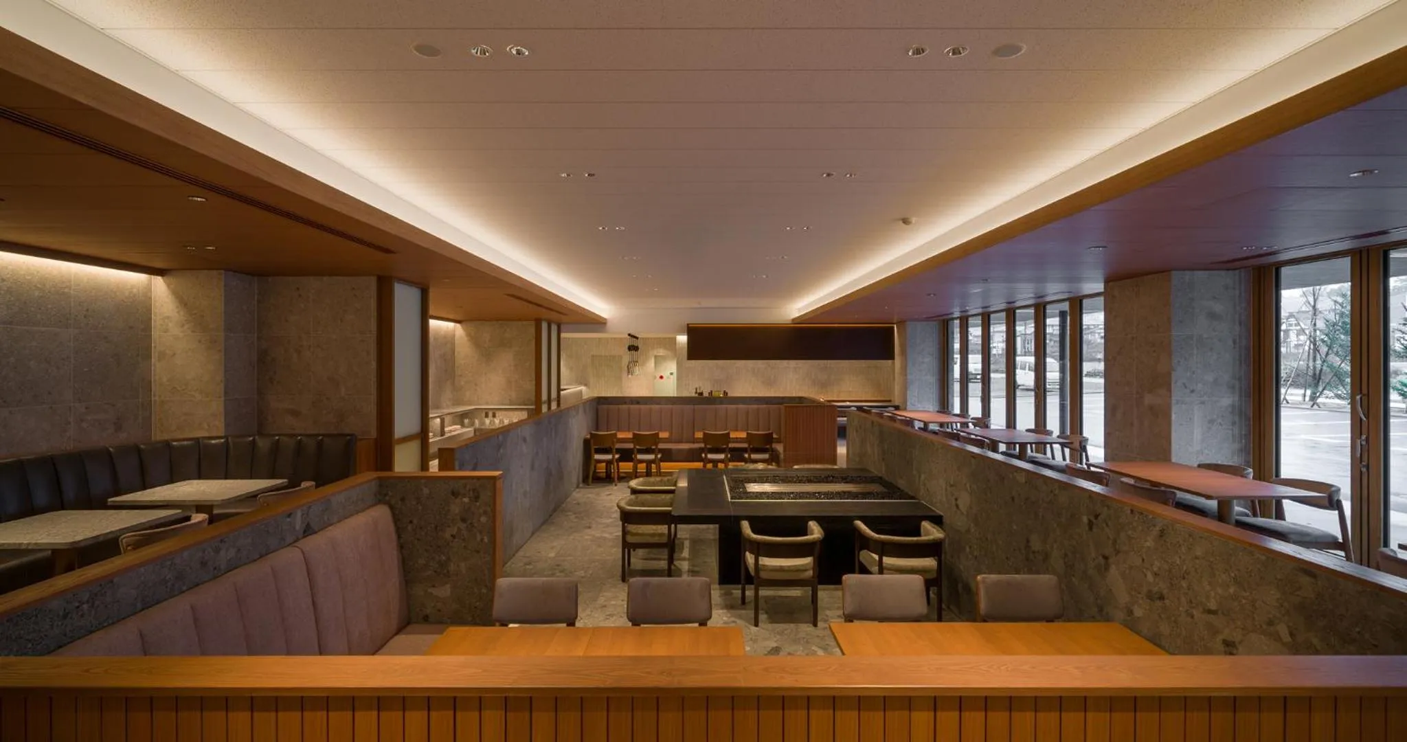 Restaurant/places to eat in HOTEL LA VIGNE HAKUBA by Onko Chishin