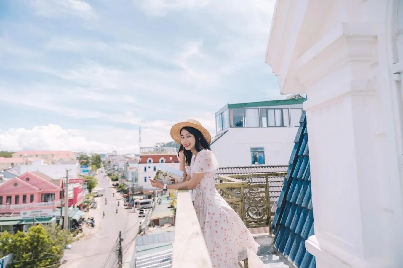Balcony/Terrace in Huong Anh DaLat Palace