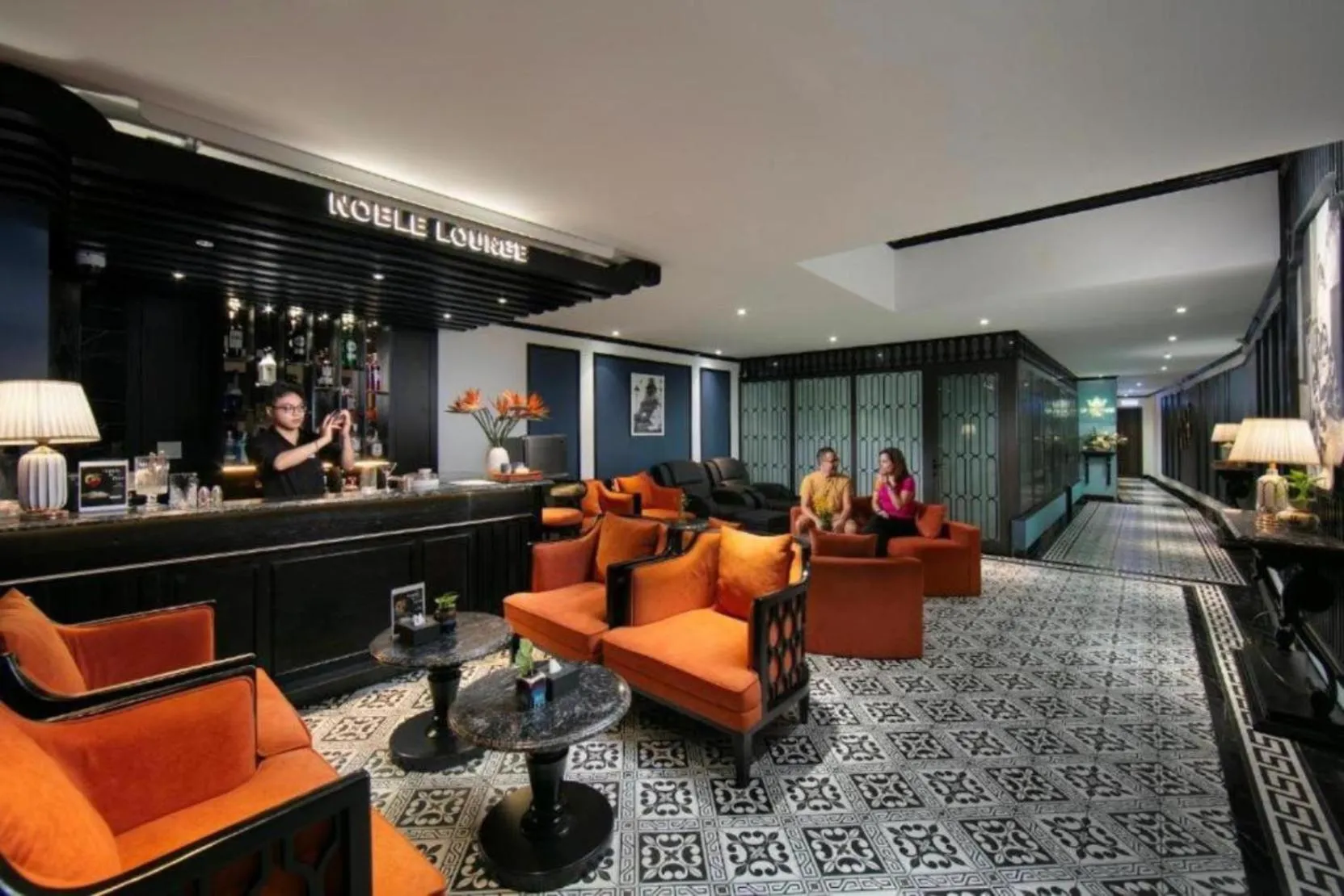 Lounge or bar in Hanoi Le Chateau Hotel & Spa