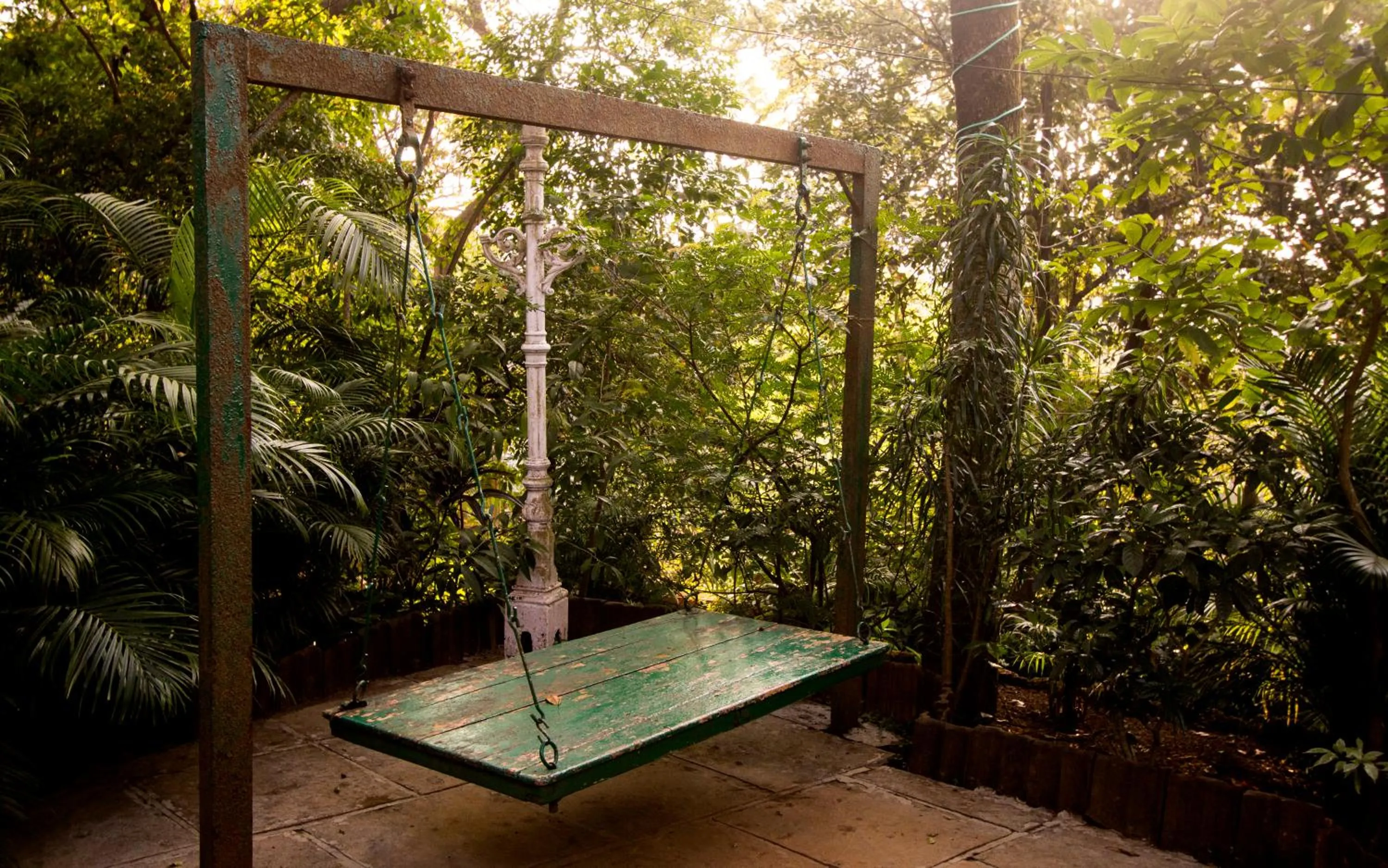 Garden in Radha Cottage Resort