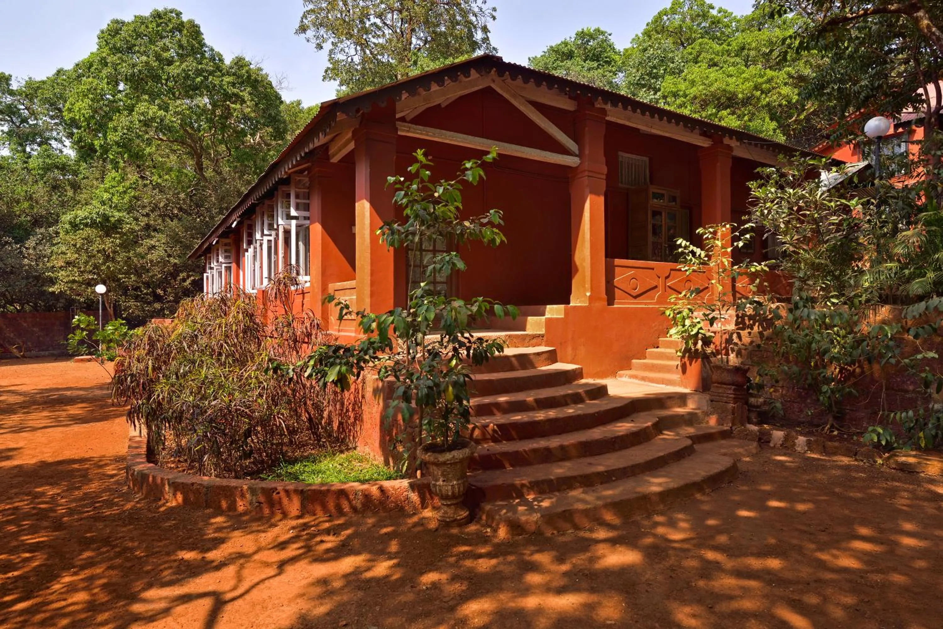 Facade/entrance in Radha Cottage Resort