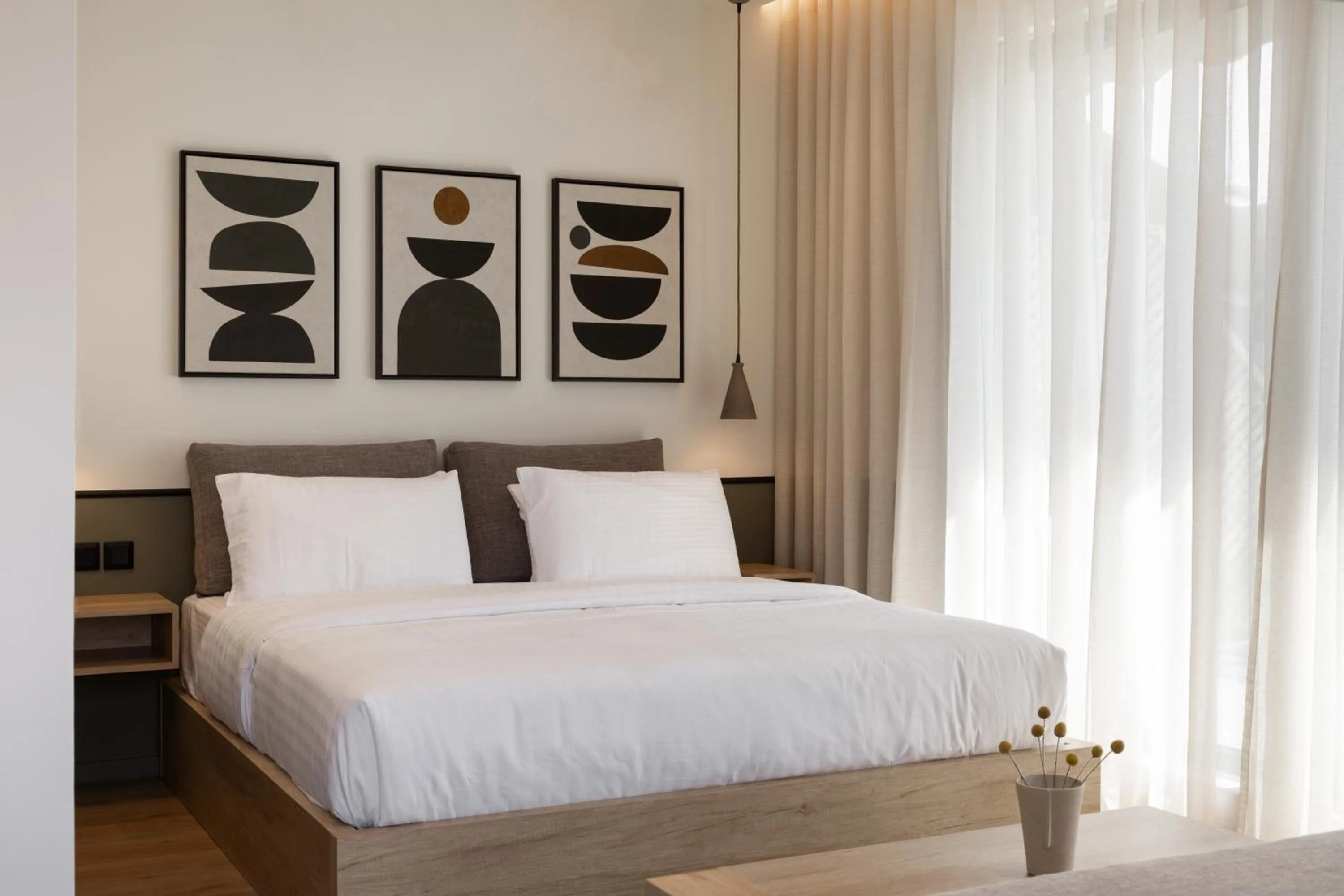 Bed in Rebalance Apartments