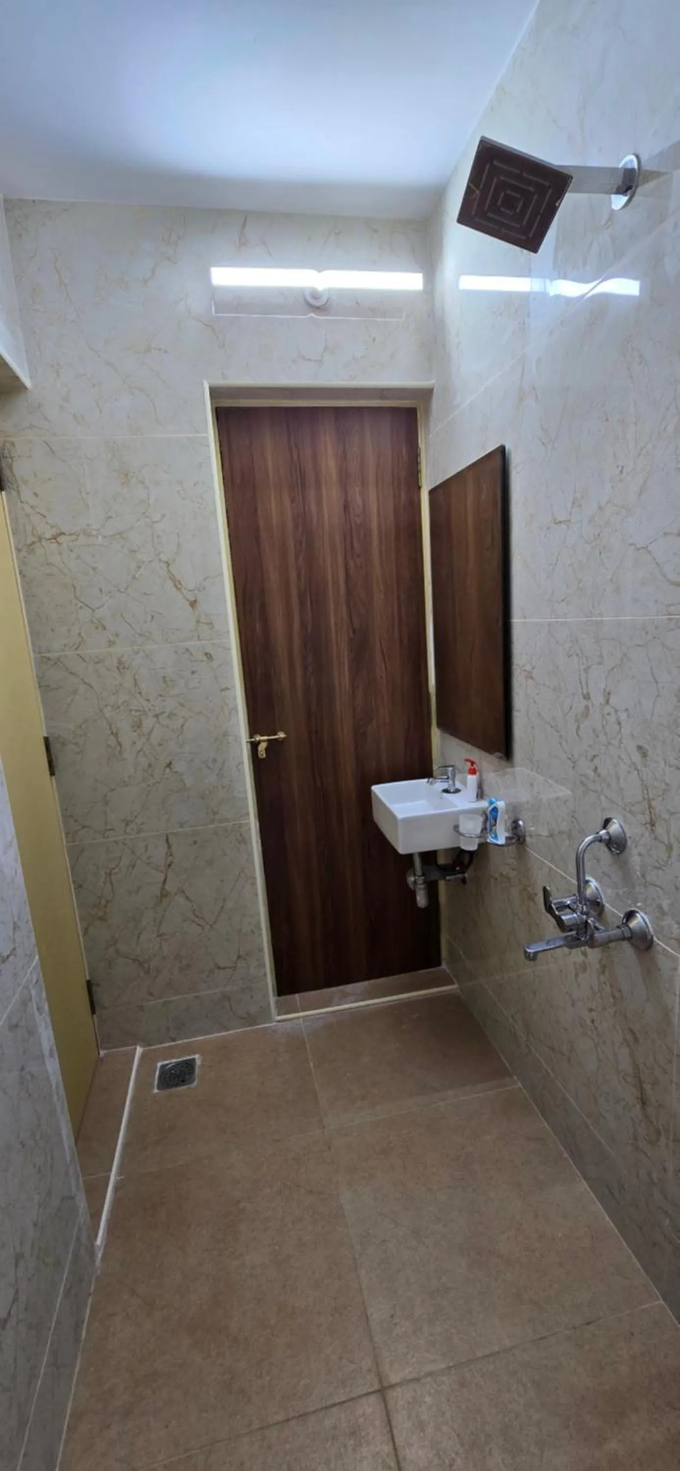 Shower in Hotel NJ RESIDENCY NEAR DLF IT PARK, RMZ SOFTWARE PARK, L&T ECC, CHENNAI TRADE CENTRE & MIOT