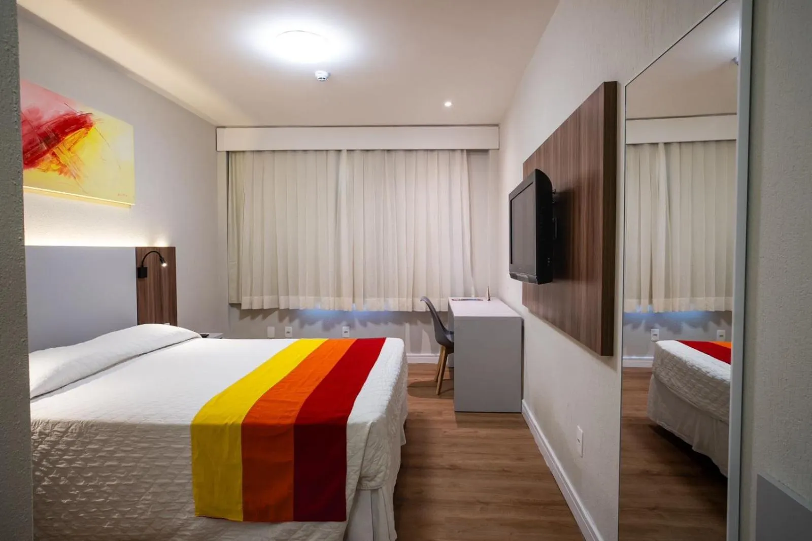 Bedroom, Bed in Hotel Praia Centro