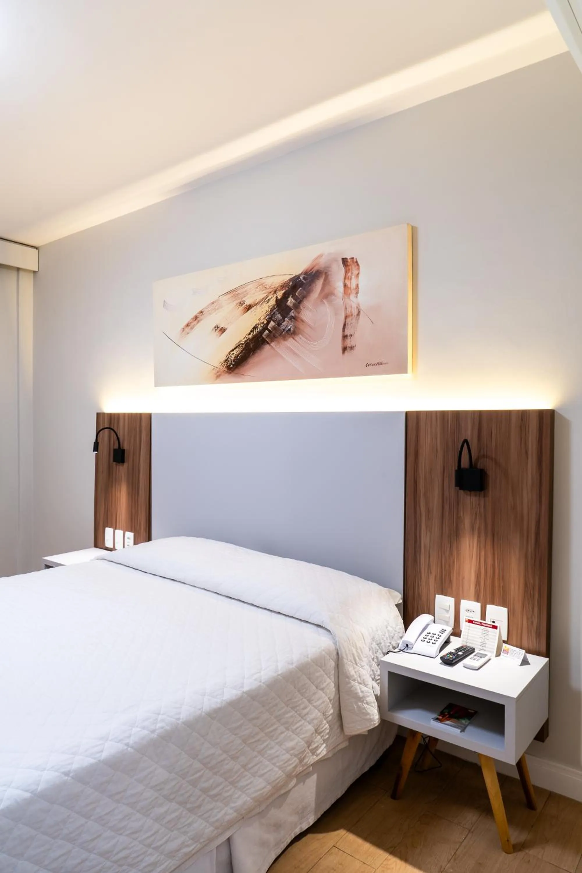 Bedroom, Bed in Hotel Praia Centro