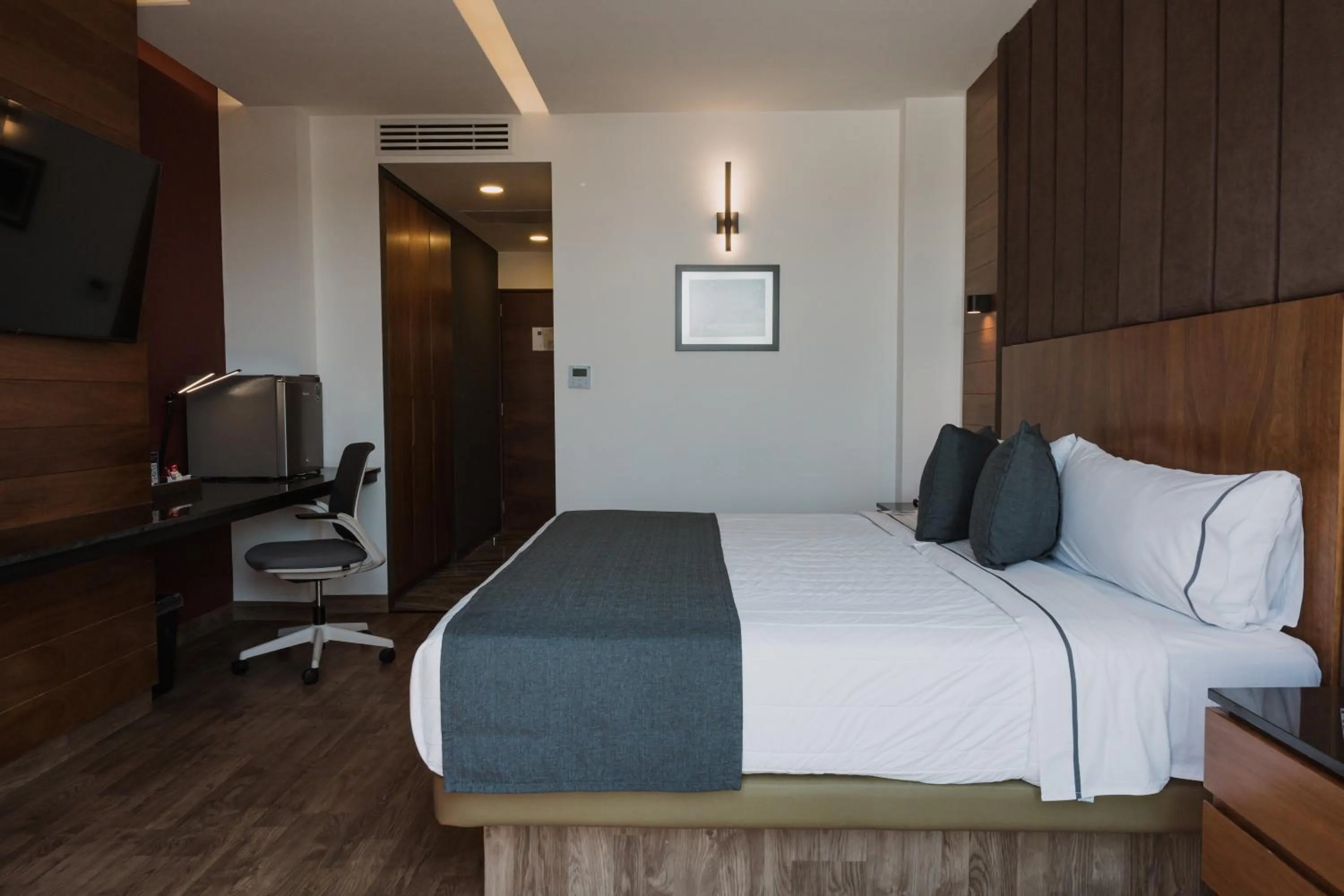 Bed in Hotel Noite Business Class